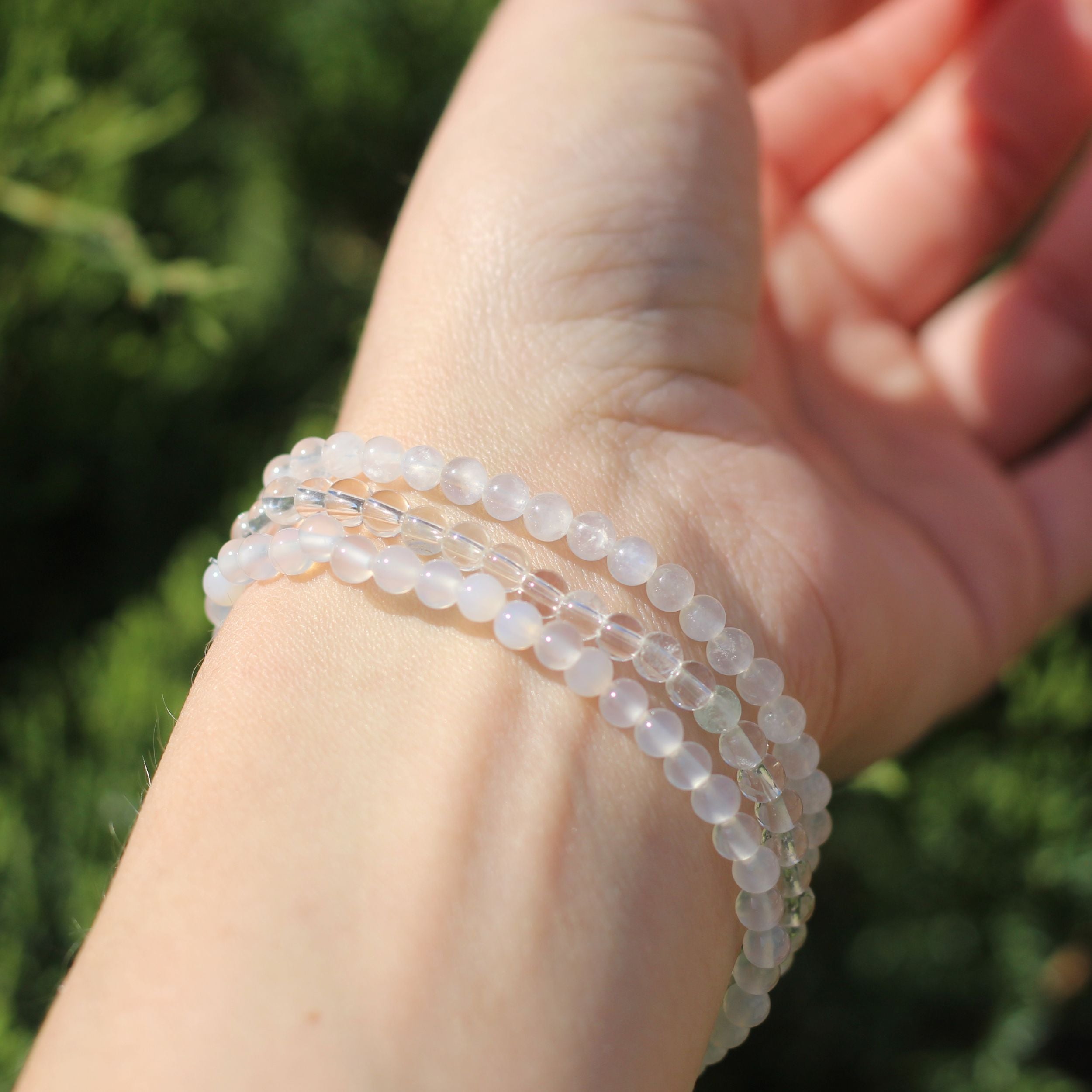 Sahasrara Crown Chakra Healing Bracelet Set - 7 Chakra Balancing Energy Stone Bracelets for Meditation, Yoga & Spiritual Awakening | Perfect Gift for Reiki Practitioners & Crystal Lovers