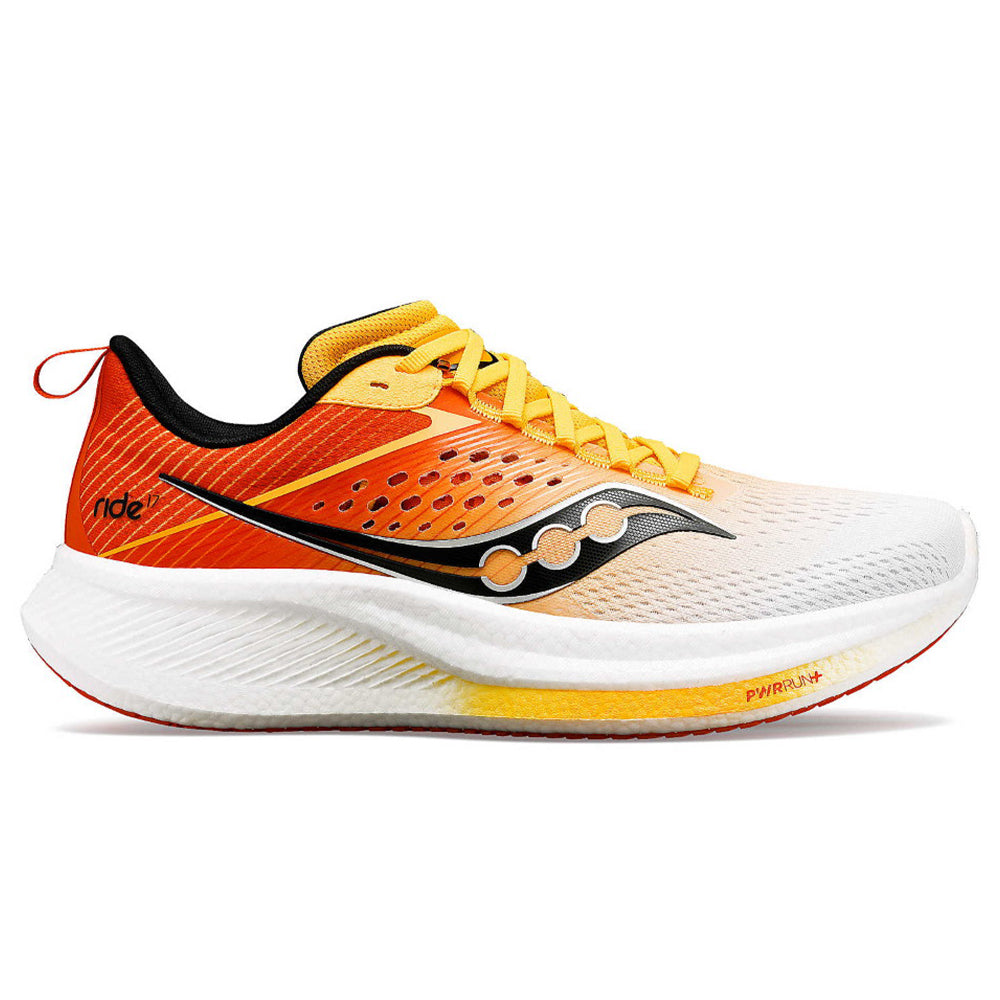 Men's Saucony Ride 17 Running Shoes - Lightweight Cushioned Road Running Sneakers for Men | Perfect for Jogging, Training & Marathon Racing