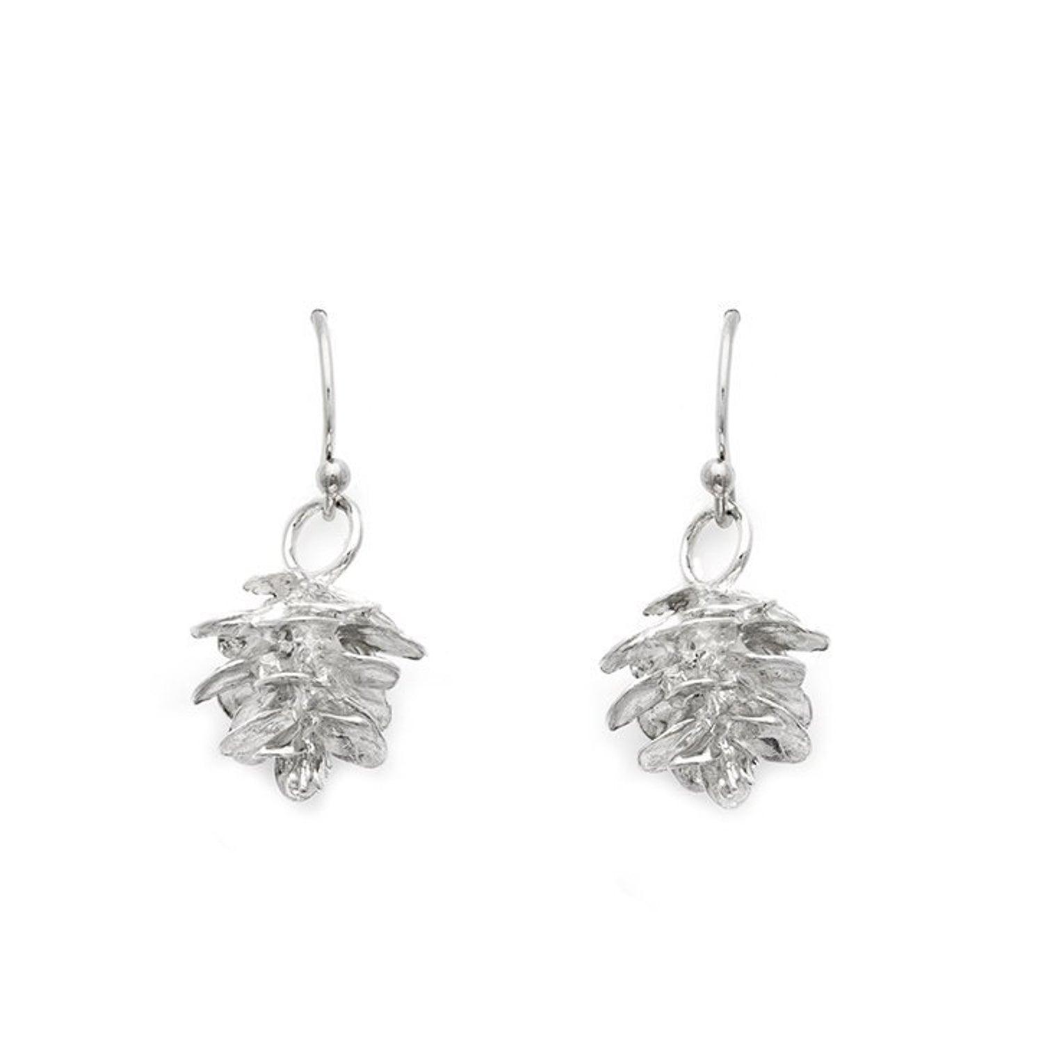Handmade Hemlock Cone Earrings - Nature-Inspired Dangle Earrings for Women | Perfect for Outdoor Adventures, Boho Fashion & Holiday Gifts