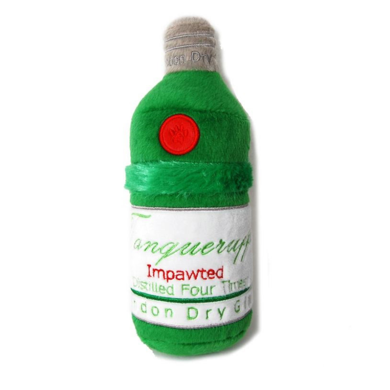 Tanqueray Imported Gin Dog Toy - Durable Chew Toy for Small & Large Dogs, Perfect for Playtime & Training - Best for Indoor & Outdoor Use