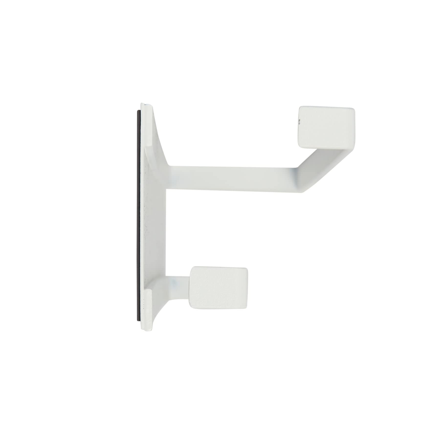 Stainless Steel Magnetic Paper Towel Holder for Kitchen & Bathroom - Space Saving White Metal Towel Rack for Cabinets, Fridge & Office Use