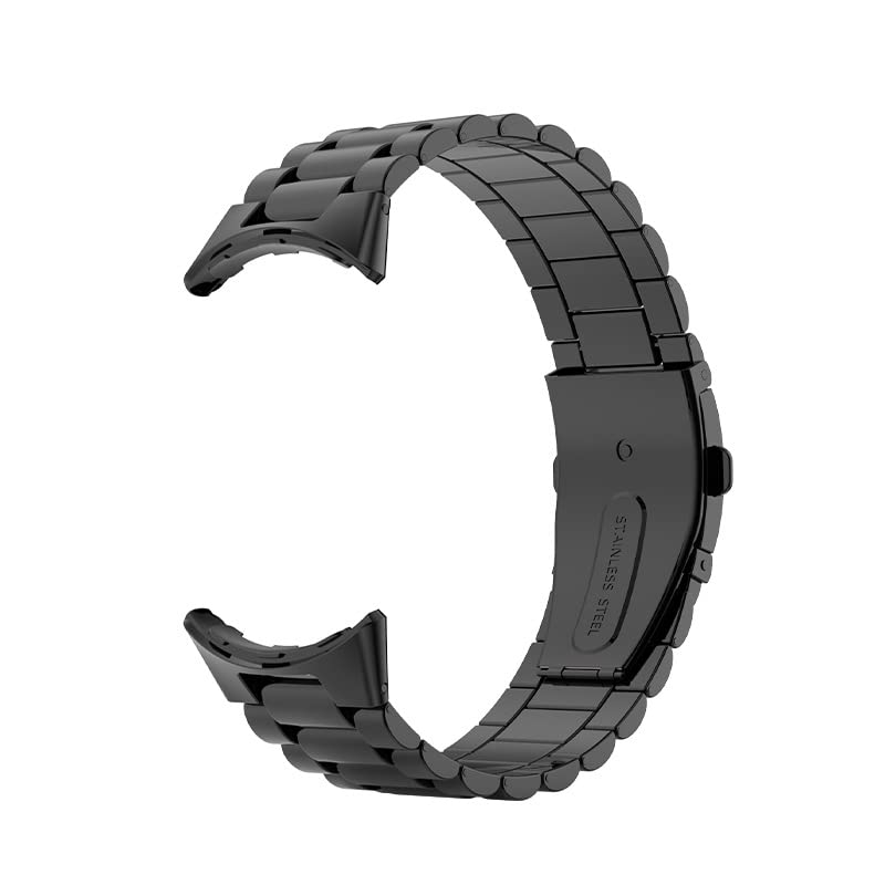Premium Stainless Steel Watch Band Compatible with Google Pixel Watch 3 41mm/Pixel Watch 2 - Durable Metal Replacement Strap with Secure Buckle for Men & Women | Perfect for Work, Gym & Everyday Wear