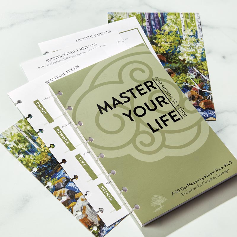 Levenger Master Class Circa Refillable Notebook - Premium Leather Journal for Productivity & Organization - Perfect for Work, School, and Personal Planning