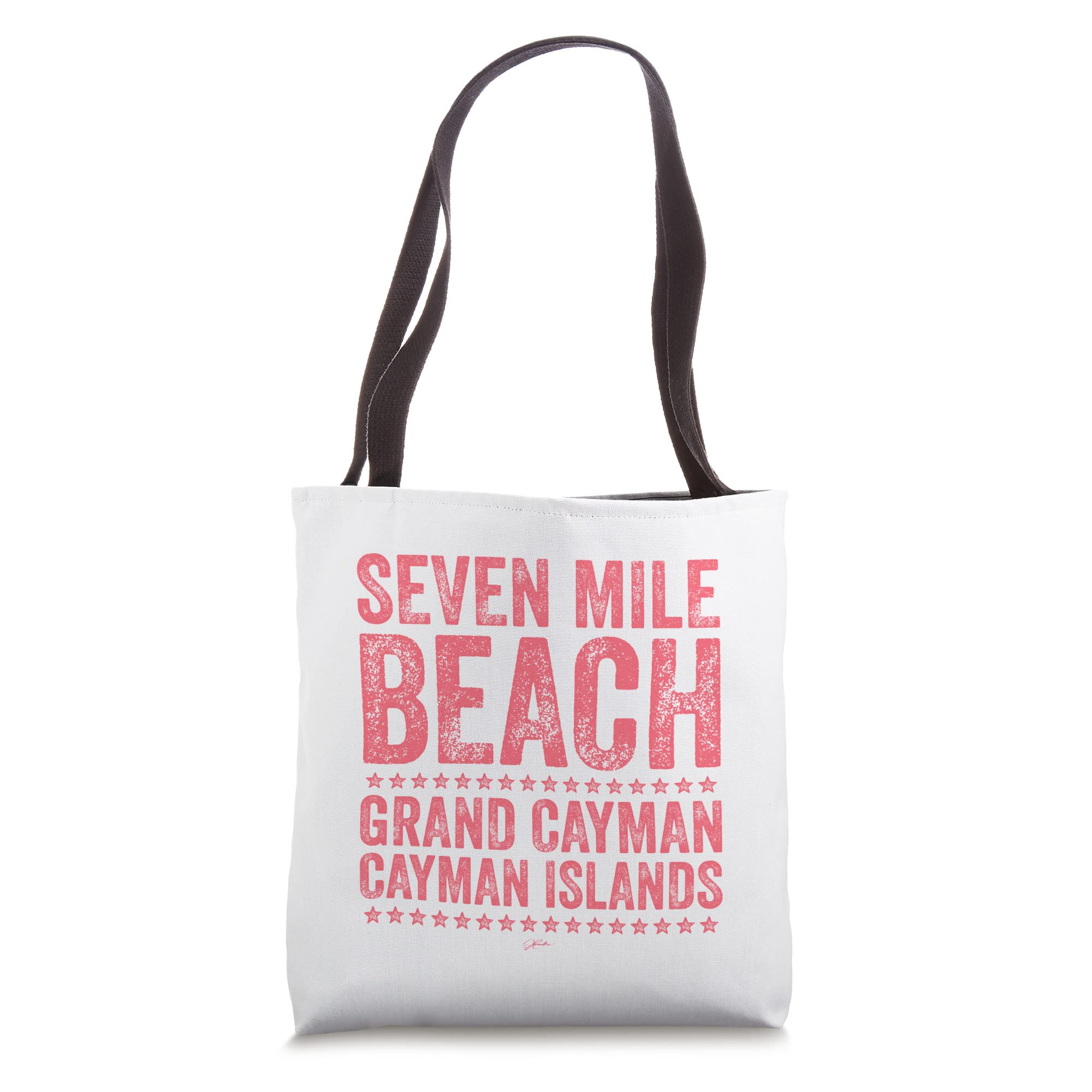 JCombs: Stylish Grand Cayman Seven Mile Beach Tote Bag - Perfect for Beach Trips, Shopping & Travel Accessories