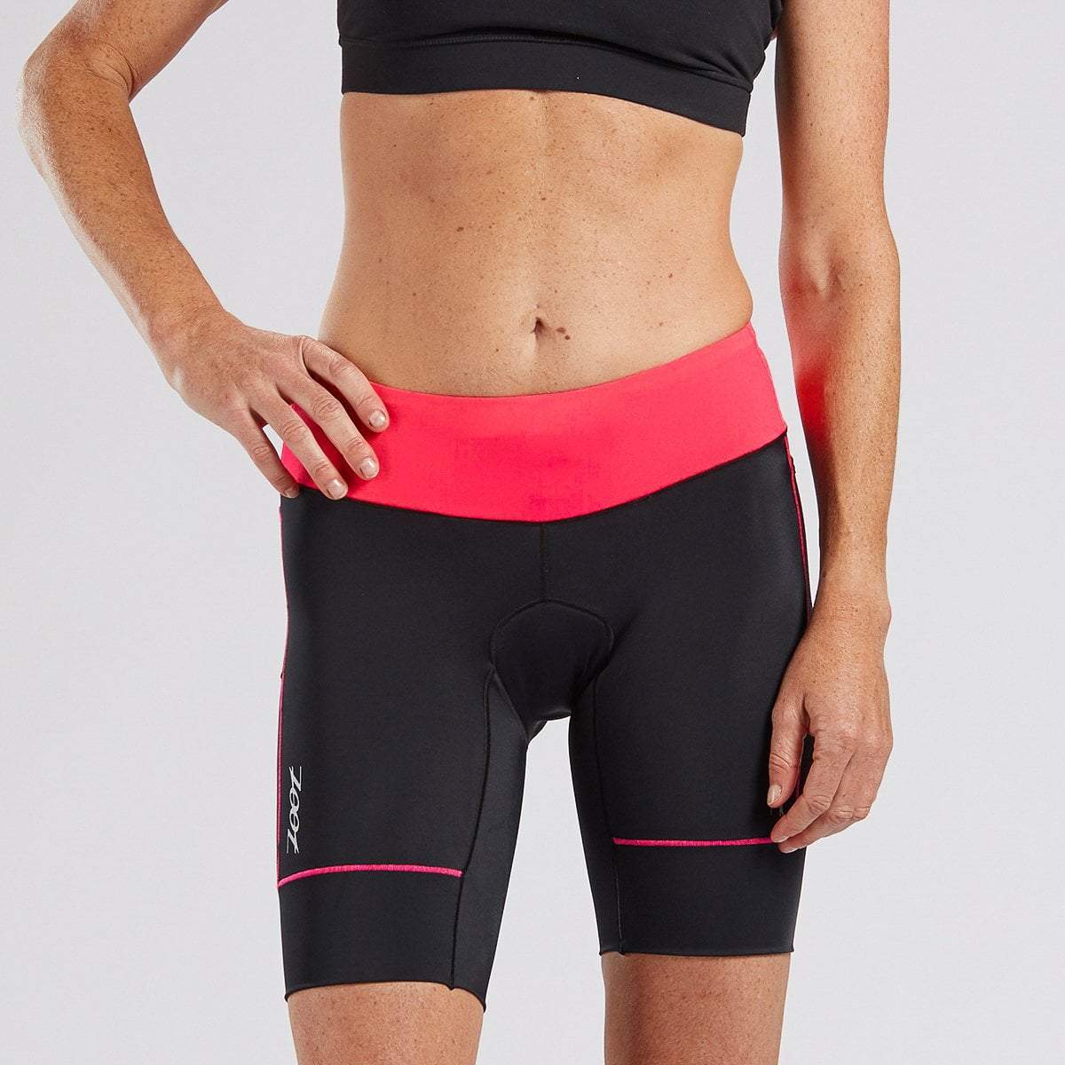Women's Core+ Tri 8 Running Shorts - Breathable High-Waist Workout Shorts for Yoga, Gym & Activewear | Blush Pink Athletic Shorts for Women