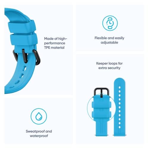 Gabb Watch Band for Kids - Waterproof Silicone Replacement for All Gabb Watches - Perfect for School & Play