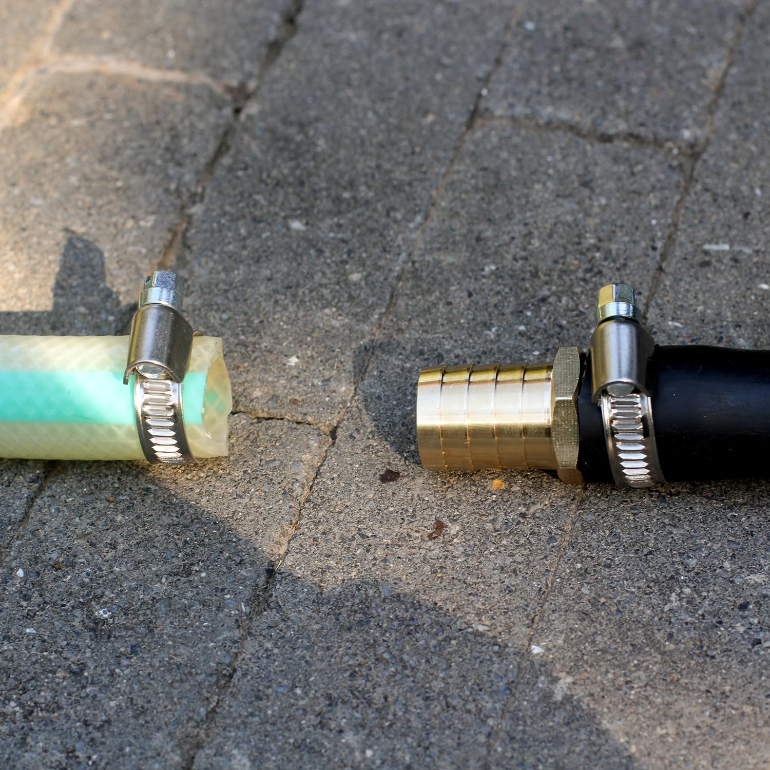 Solid Brass Garden Hose Repair Kit - 3/4