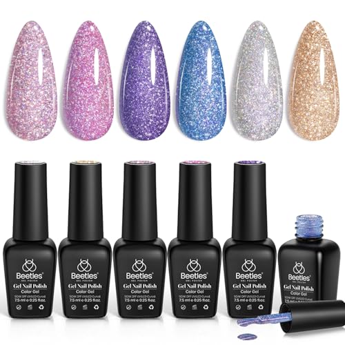 1-3-6 Colors Holographic Gel Polish Kit