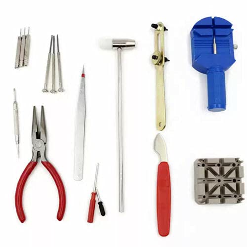 16Pcs Professional Watch Repair Tool Kit - Spring Bar Remover, Case Opener & Link Remover Set for Watch Band Adjustment & Maintenance | Perfect for Watchmakers, Jewelers & DIY Enthusiasts