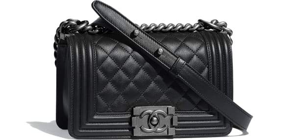 Chanel Wallet On Chain WOC - Quilted Calfskin Black Studded Crossbody Bag for Women | Luxury Designer Purse for Evening Parties & Date Nights
