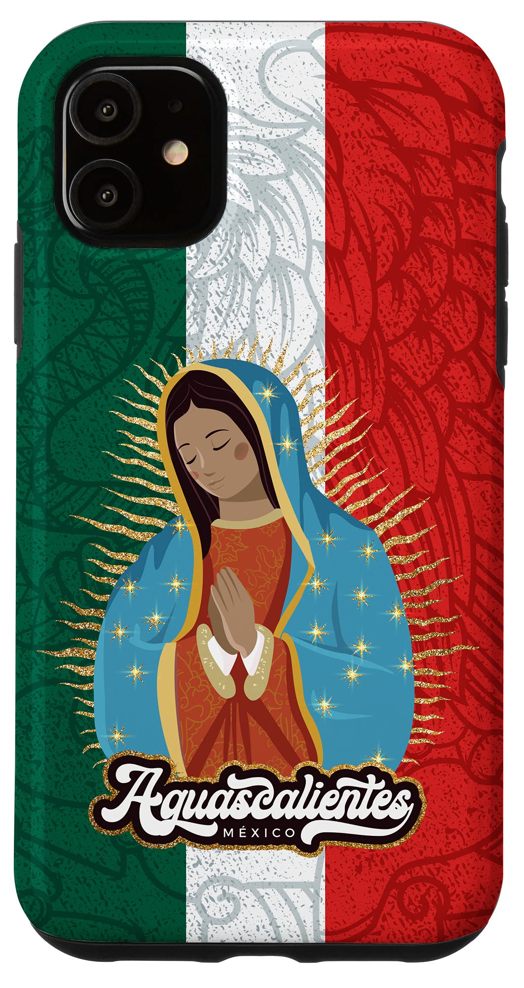 iPhone 11 Case with Virgin of Guadalupe Mexico Design - Durable Protective Cover for iPhone 11 - Perfect for Travel, Gifts & Cultural Enthusiasts