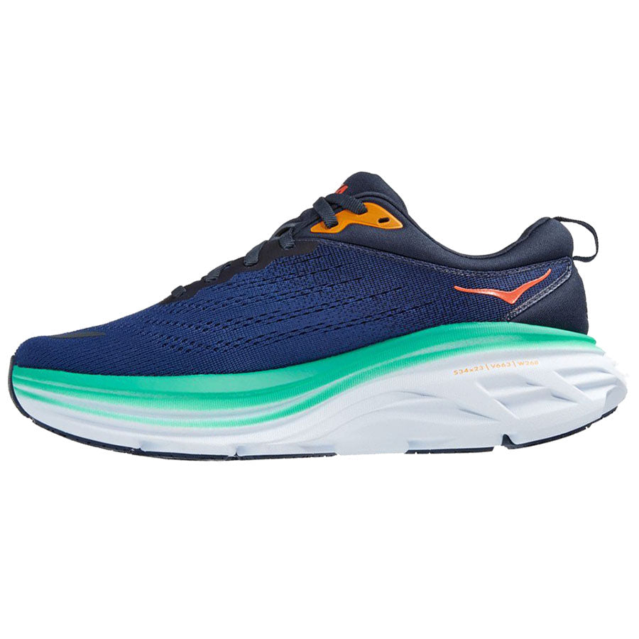 HOKA Women's Bondi 8 Running Shoes - Cushioned Comfort for Road Running, Walking & Everyday Wear - Lightweight Supportive Sneakers for Women