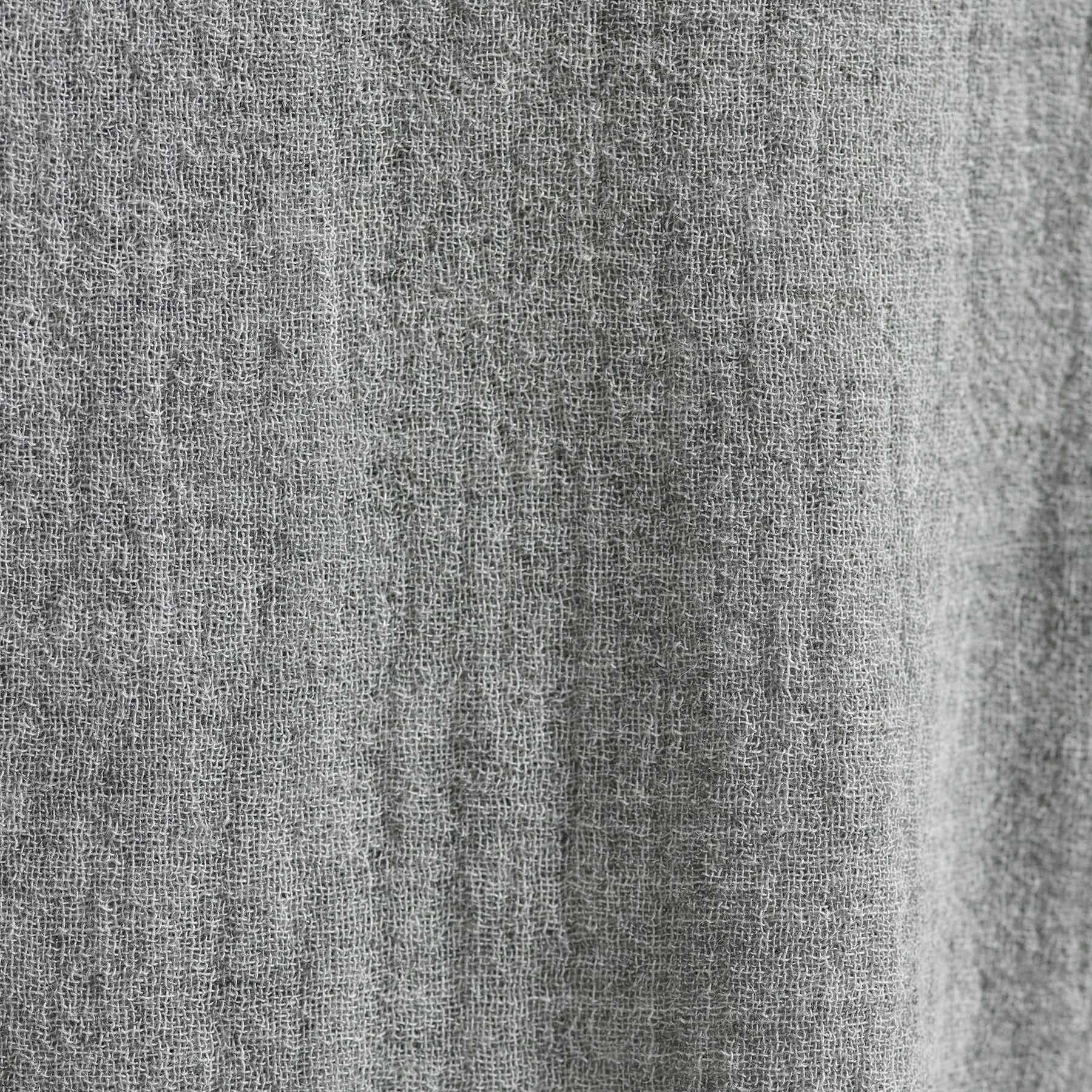 Premium Solid Viscose Wool Shirting Fabric - Heather Grey - Perfect for Tailoring Shirts, Dresses & Lightweight Suits