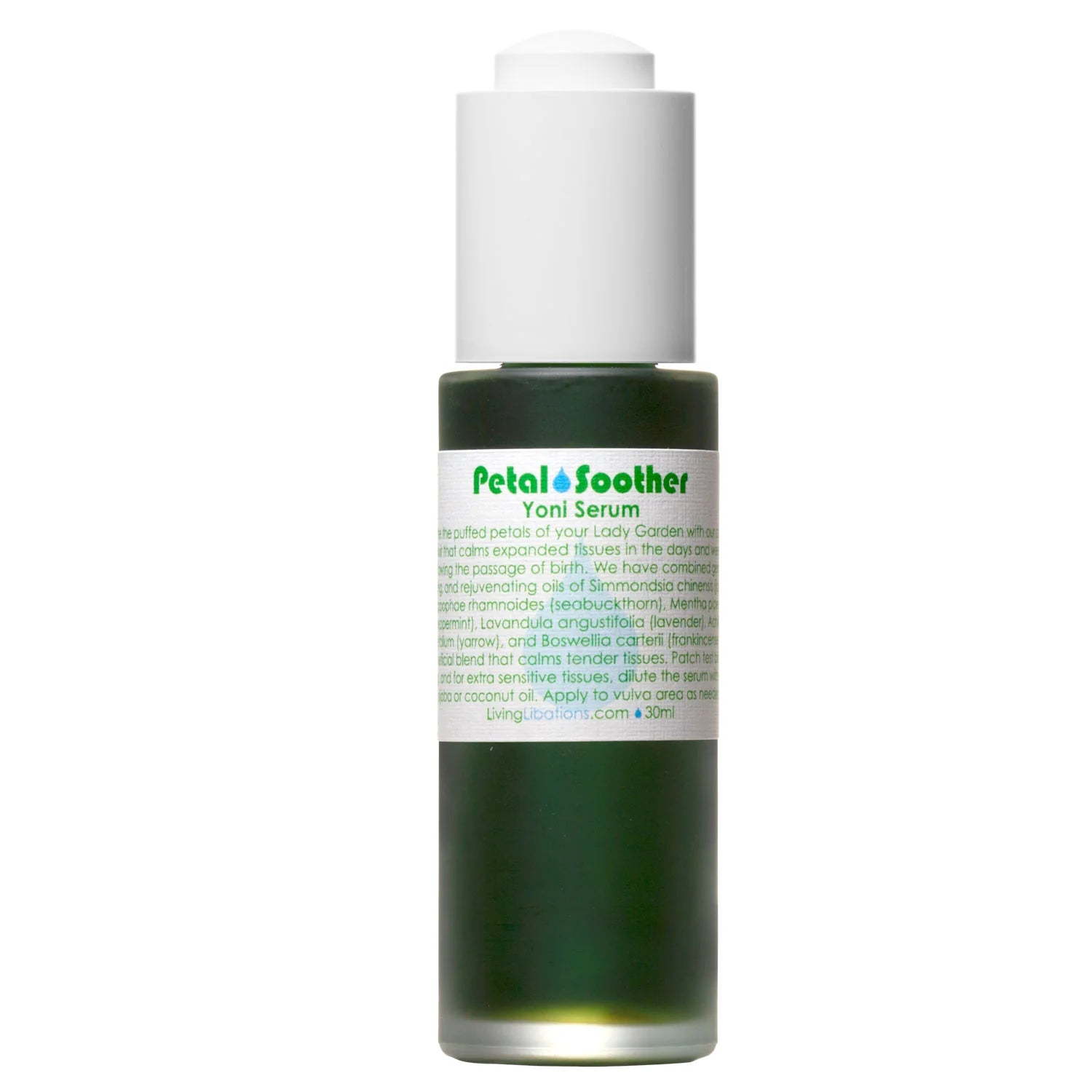 Organic Petal Soother Yoni Serum for Intimate Care - Hydrating & Soothing Vaginal Moisturizer - Perfect for Postpartum, Menopause & Daily Feminine Wellness