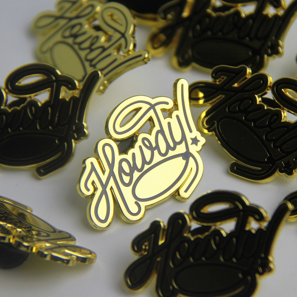 Howdy Pony Pin - Western Cowboy Hat Lapel Pin for Men & Women - Perfect for Rodeo, Country Music Festivals & Western Fashion Accessories