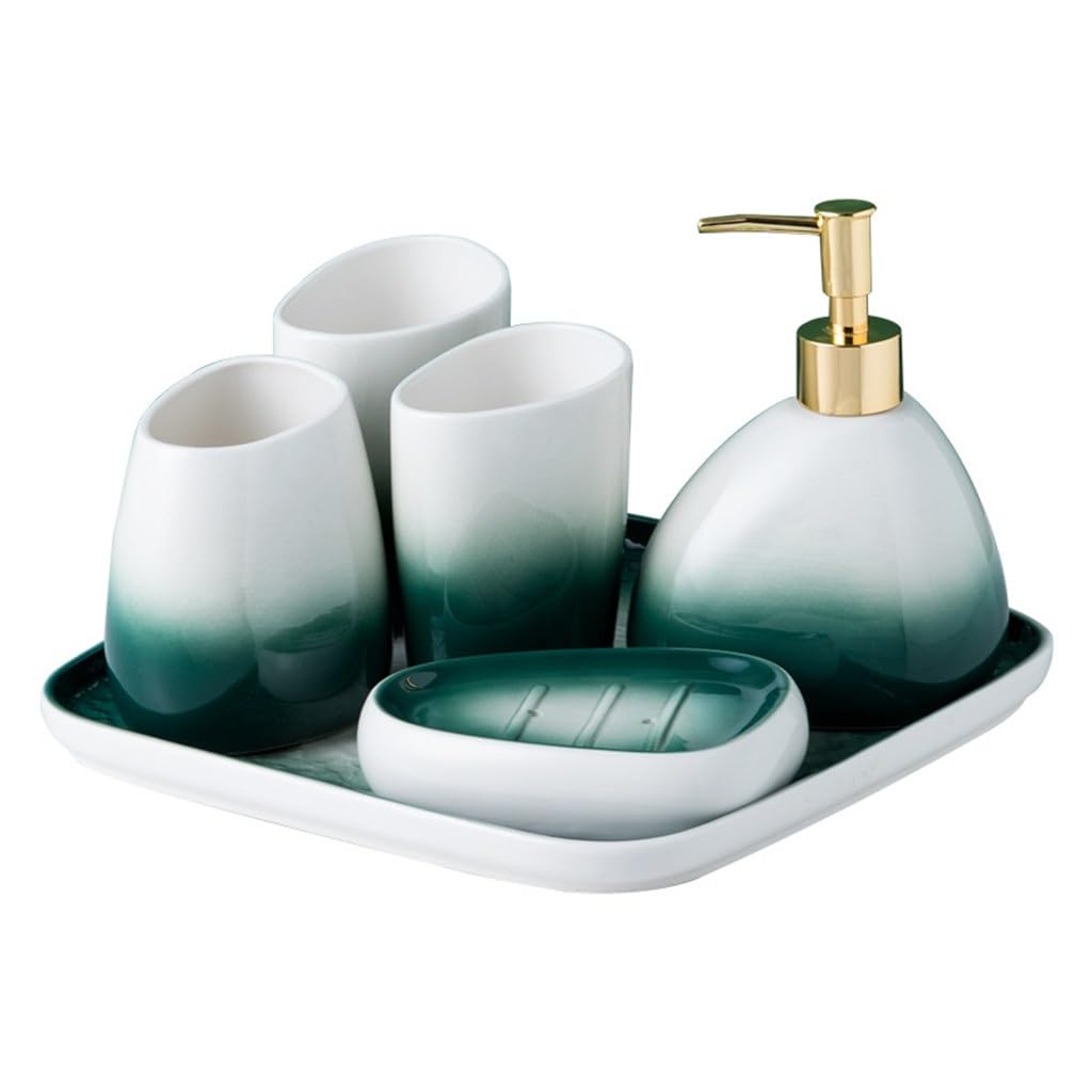 Oral Care Set - Teeth Brushing, Mouthwash & Utensil Cleaning Kit for Bathroom | Complete Dental Hygiene Solution for Home & Travel Use