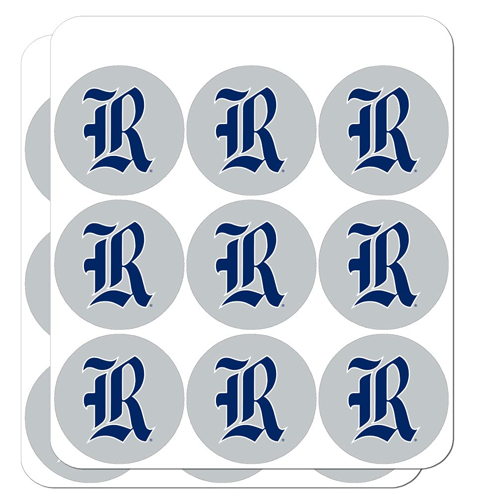 Rice University Owls Logo 1 Inch Planner Stickers - Clear Scrapbooking Decals for Bullet Journals, DIY Crafts, and School Supplies | Perfect for College Students, Planners, and Scrapbook Enthusiasts
