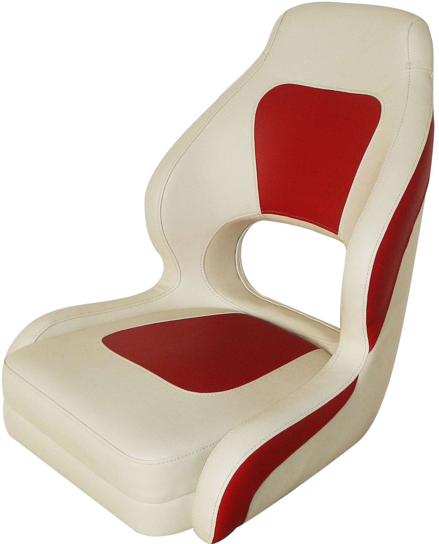 Axis M52 Compact Seat - Red & White - Perfect for Home, Office, and Outdoor Use