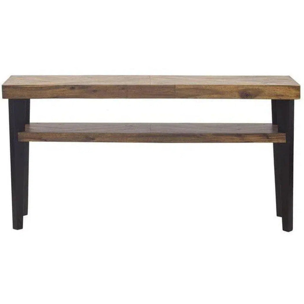 60 Inch Rustic Brown Console Table - Entryway, Hallway & Living Room Sofa Table for Home Decor