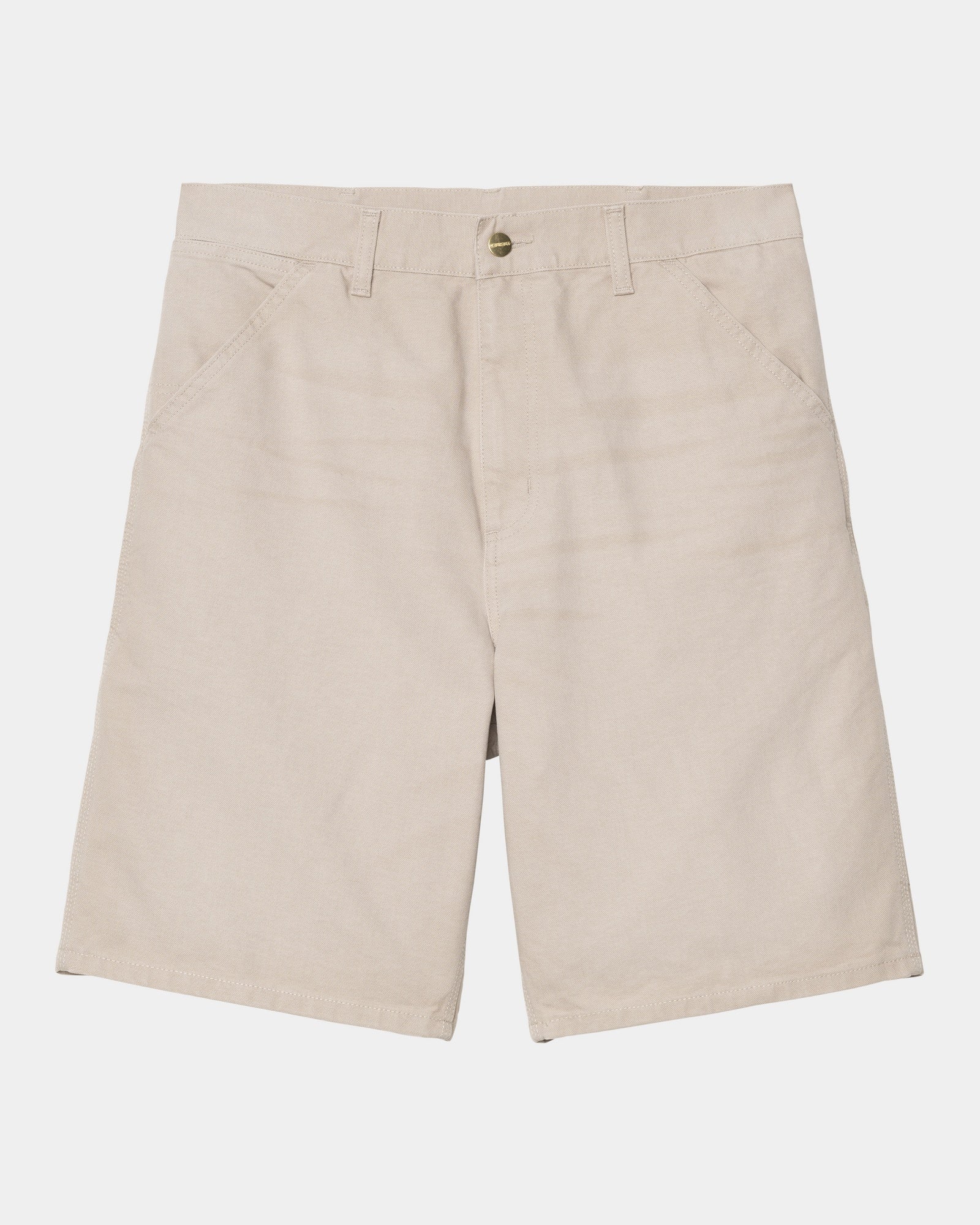 Single Knee Short Stone Canvas Pants | Dusky Beige | Casual Wear, Outdoor Activities & Travel Essentials