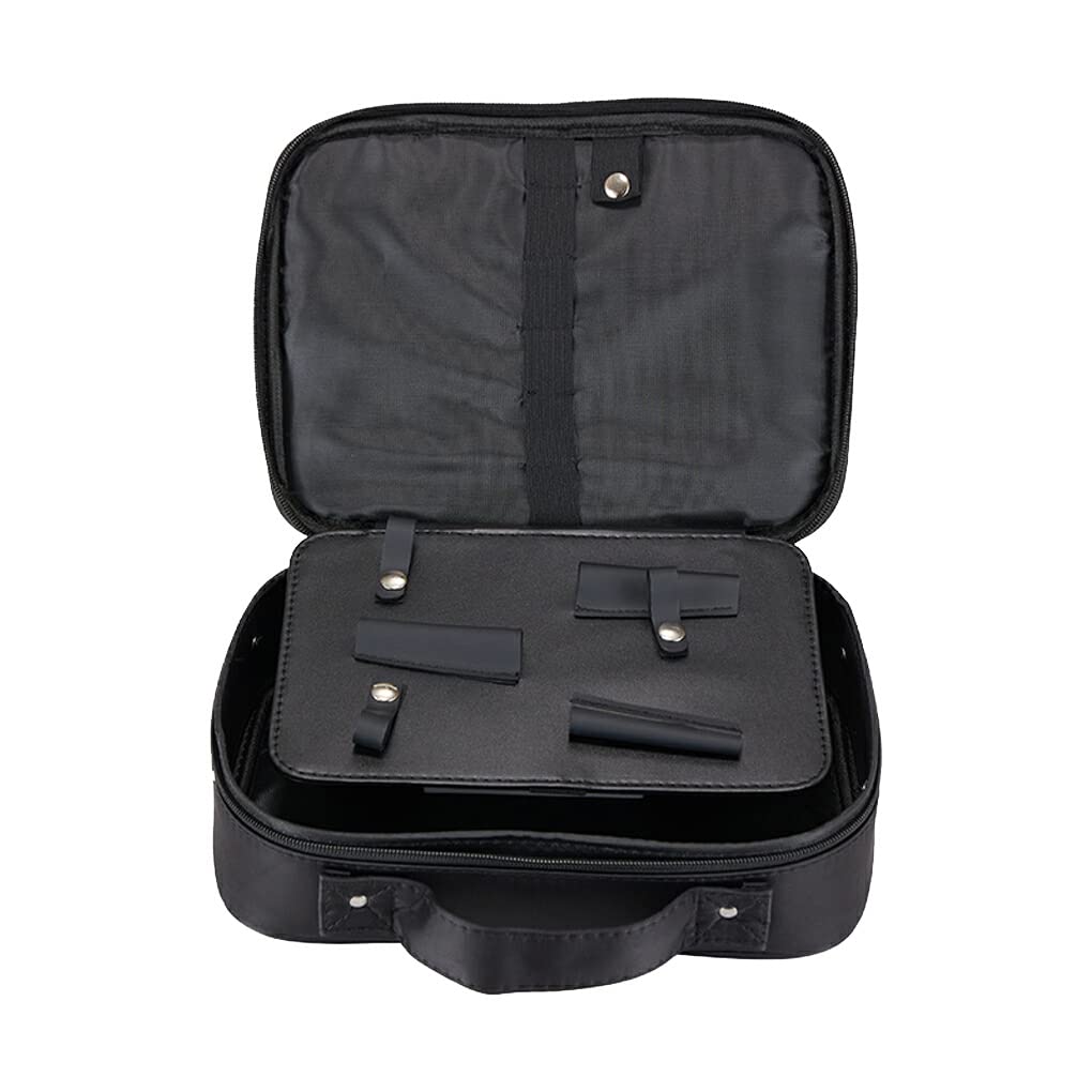 Professional Barber Travel Case - Oxford Cloth Makeup & Toiletry Organizer with Brush Storage | Portable Hairstyling Accessories Bag for Salon Professionals & Travel Use