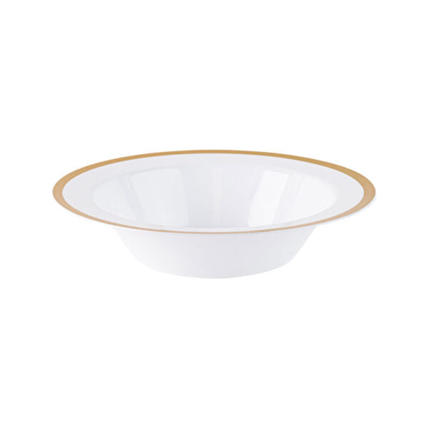 12 oz. Plastic Soup Bowls - 10 Pack Durable & Reusable Microwave Safe Disposable Bowls for Soup, Salad, Noodles, Cereal - Perfect for Parties, Picnics, Takeout & Meal Prep