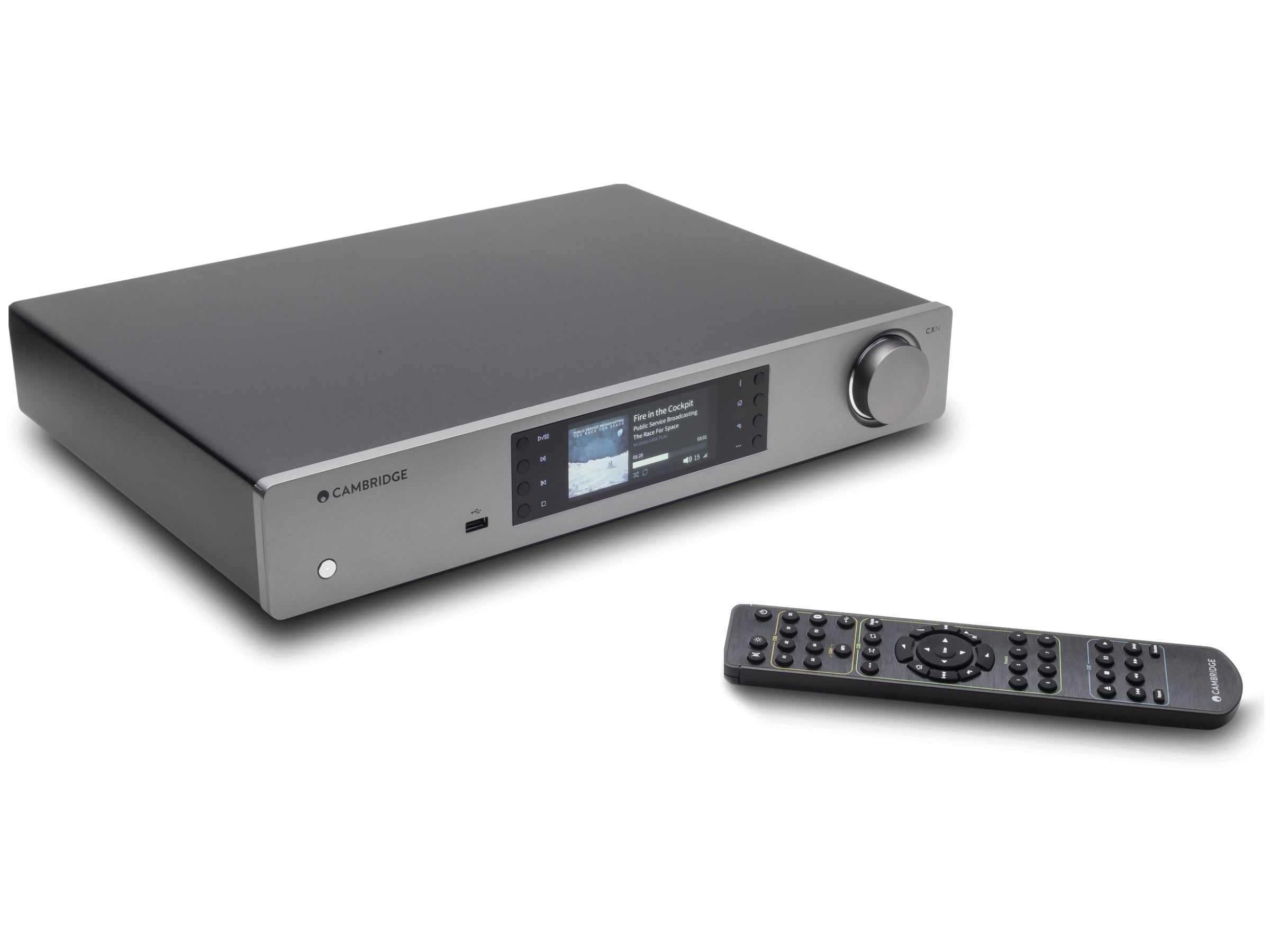 Cambridge Audio CXN (V2) Network Music Streamer - High-Resolution Wireless Audio Player for Home & Studio - Perfect for Streaming Spotify, Tidal & Hi-Fi Music Systems