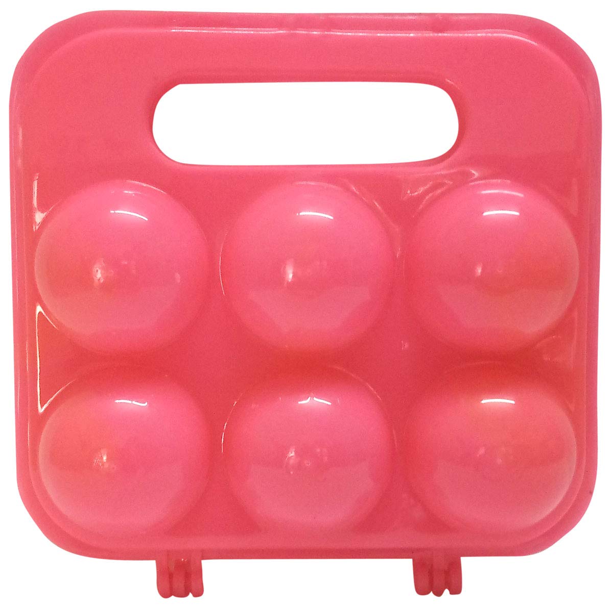 Plastic Egg Tray for Refrigerator - 6 Egg Storage Container with Lid, Set of 1 | Perfect for Kitchen Organization & Fresh Egg Preservation
