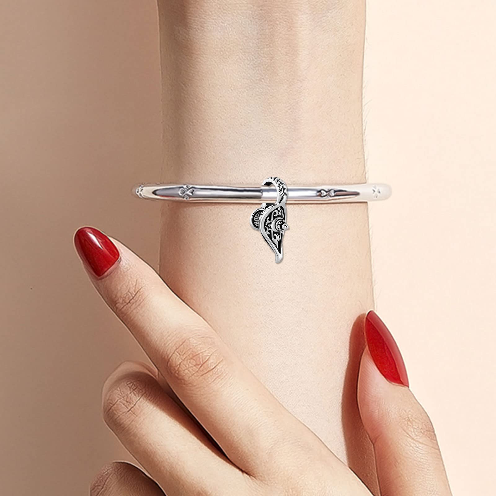 KunBead Jewelry Magic Aladdin's Lamp Love Bead Charms - Compatible with Pandora Charm Bracelets, Unique Birthday Gifts for Women, Perfect for Valentine's Day, Anniversary & Special Occasions