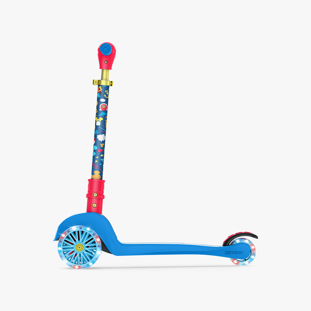 3 Wheel LED Light Up Kick Scooter for Kids - Disney & Marvel Favorite Characters Edition - Fun Outdoor & Commuting Scooter for Boys & Girls