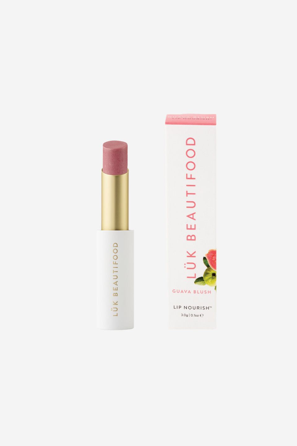 Guava Blush Natural Lip Balm 3g - Hydrating & Nourishing Lip Care for Dry Lips - Perfect for Daily Use, Travel & On-The-Go Moisturizing