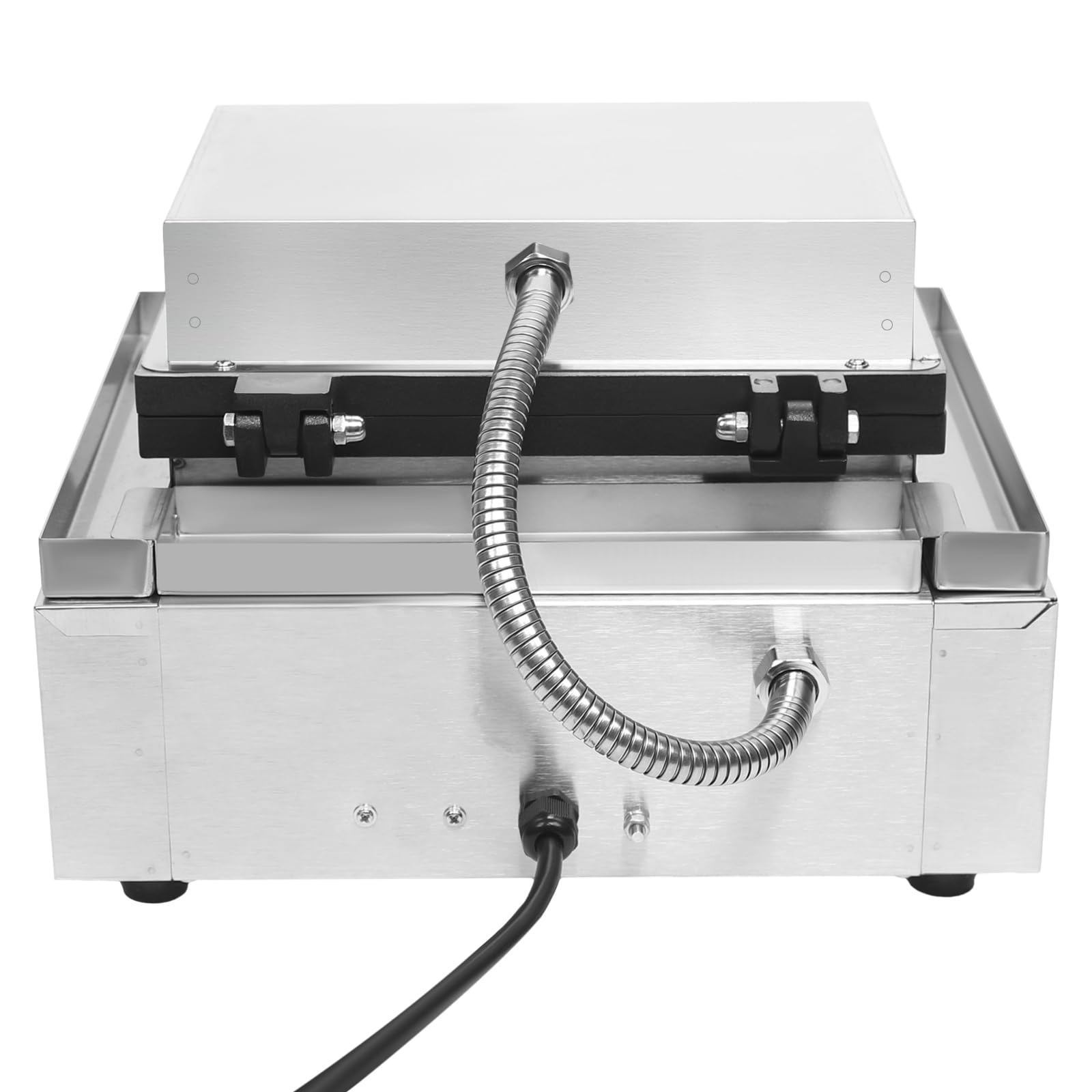 Commercial 6-Hole Electric Donut Maker & Waffle Machine - Non-Stick, 110V 1550W, Double-Sided Heating (50-300°C) - Perfect for Bakeries, Cafes, and Home Breakfast Cooking