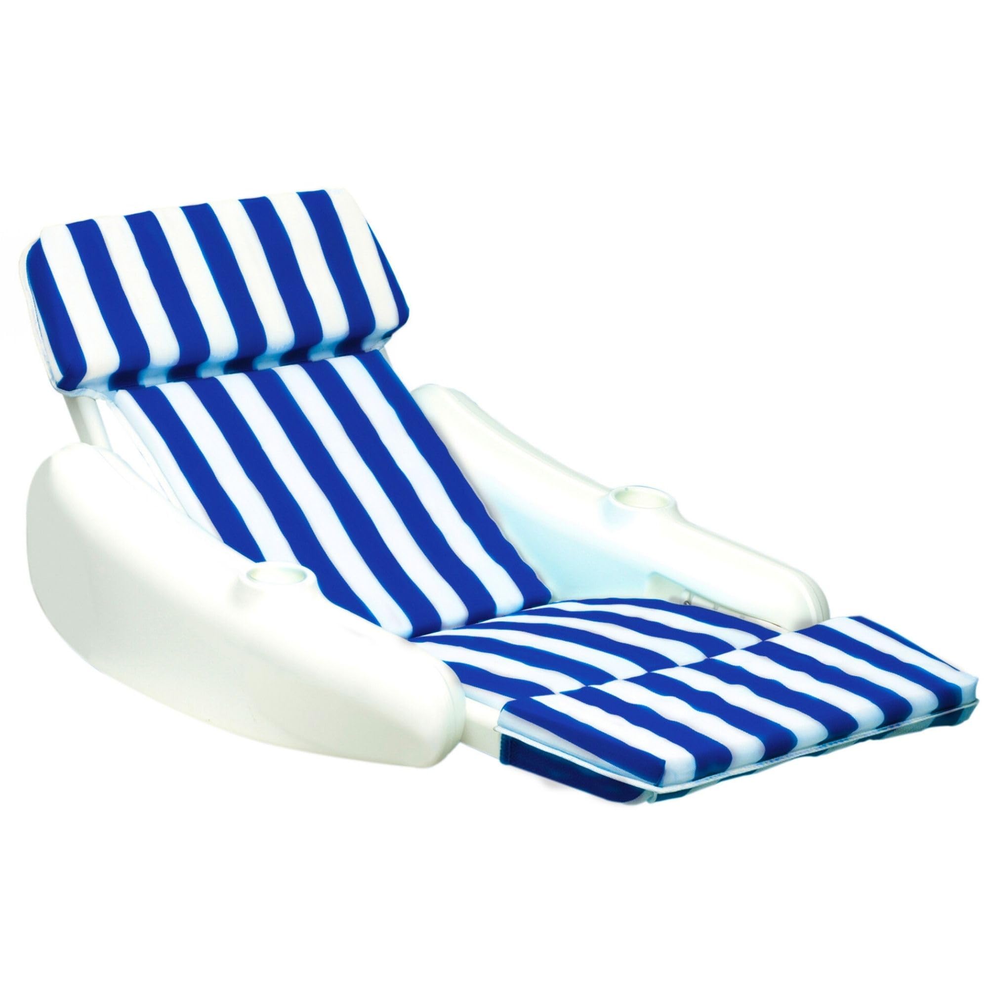 **SWIMLINE ORIGINAL 10010M Sunchaser Padded Luxury Lounge Chair Pool Float – Molded Frame & Pontoon Design for Adults | Comfortable Pool Lounger & Inflatable Pool Accessories | Perfect for Relaxing by the Pool, Beach, or Lake**