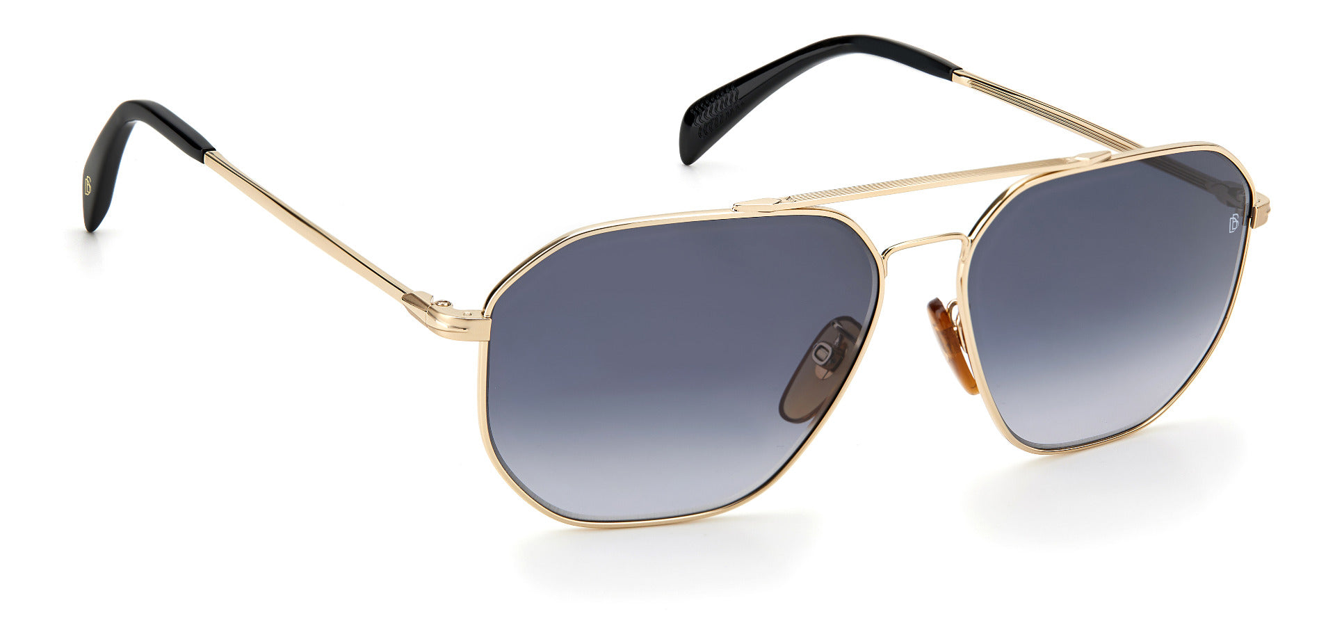 David Beckham DB1041/S Men's Sunglasses - Polarized UV Protection Aviator Style for Outdoor Sports & Driving