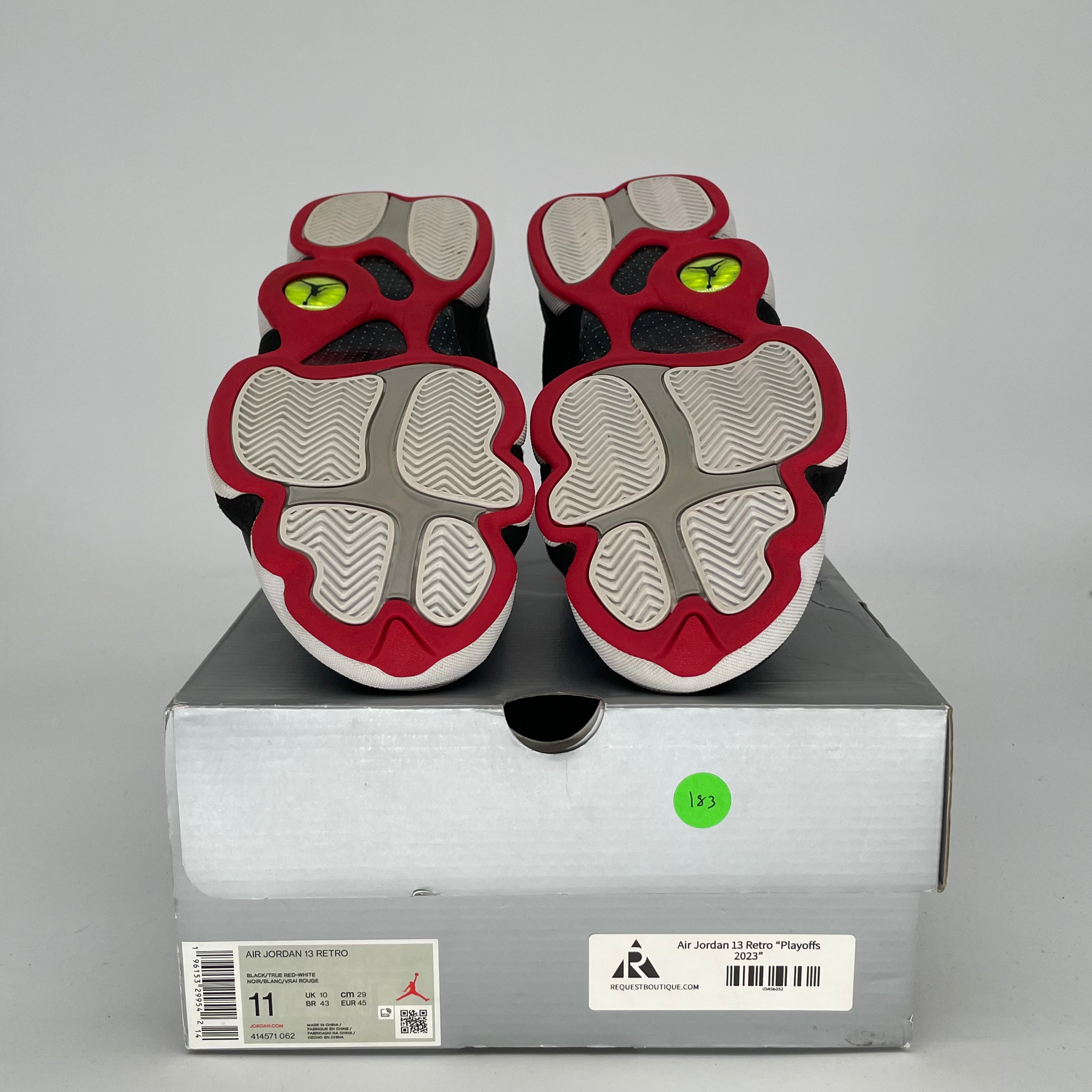 AIR JORDAN 13 PLAYOFFS Basketball Shoes Men's Size 11 & Women's 12.5W - Style 414571-062 | Retro Sneakers for Court Play & Streetwear Fashion