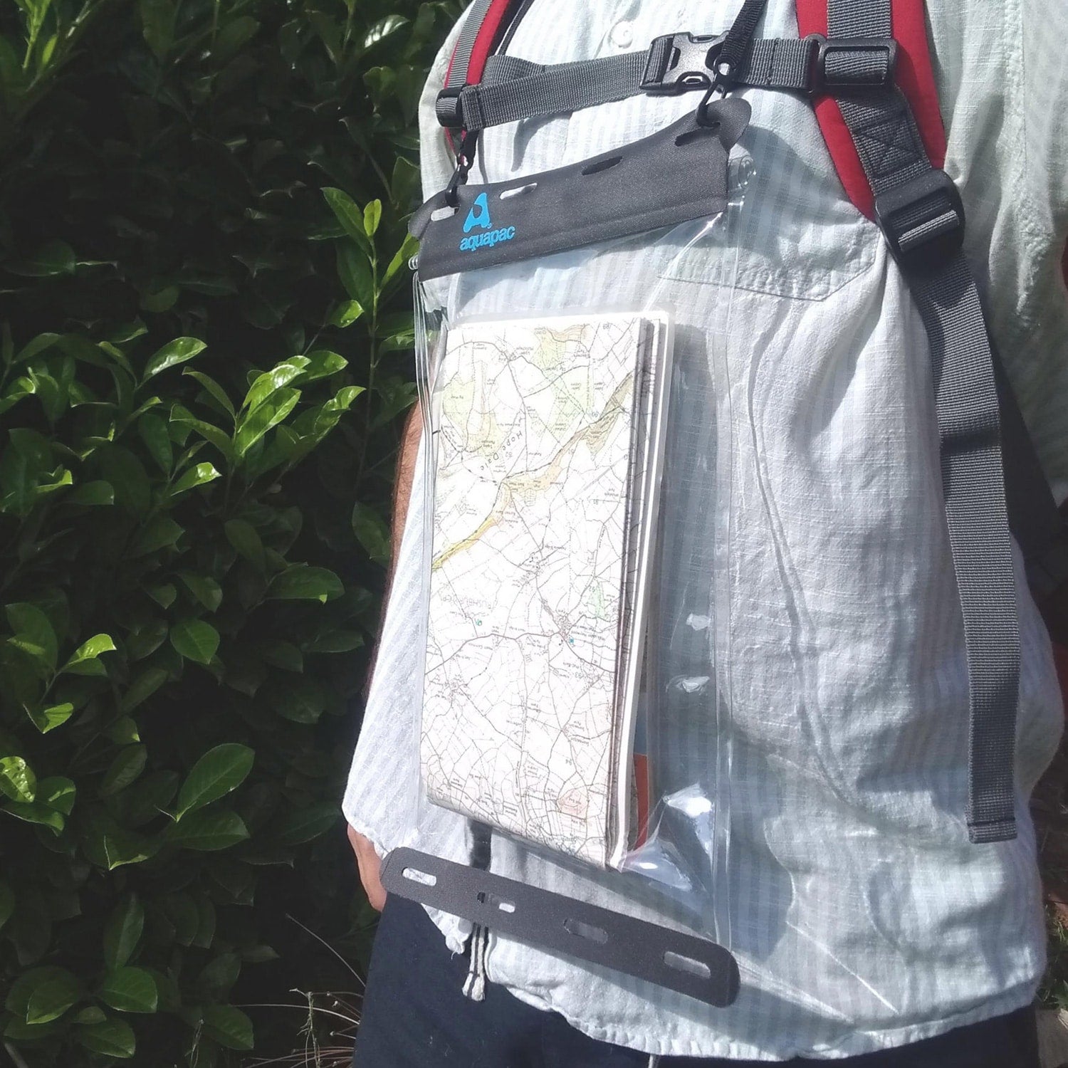 AquaPac Waterproof Map Case Large - Waterproof, Durable, and Lightweight for Hiking, Kayaking, and Outdoor Adventures