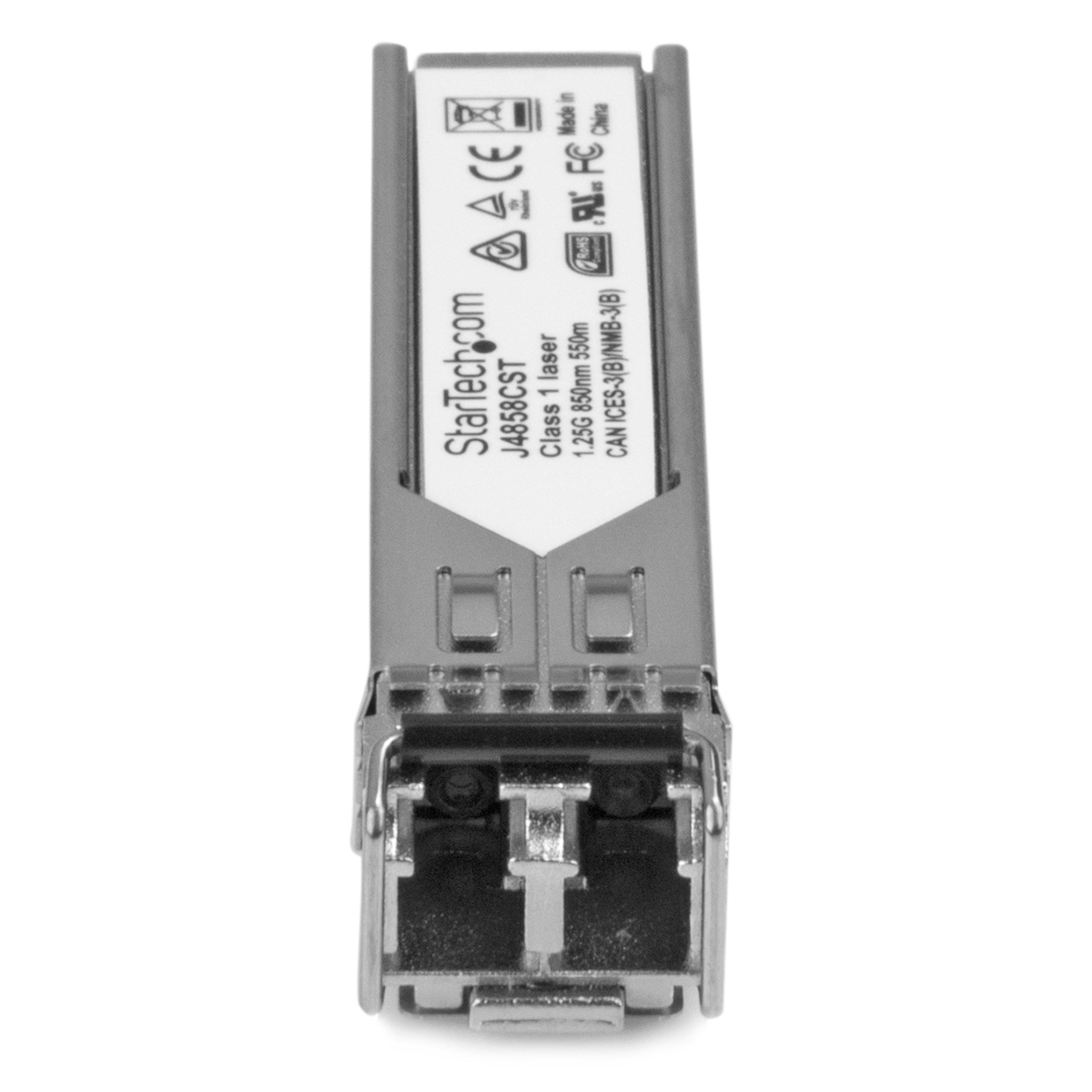 StarTech.com 10 Pack HPE J4858C Compatible SFP Module - 1000BASE-SX 1GbE Multi Mode Fiber Optic Transceiver - LC 550m 850nm - DDM for HPE 1400, 1700, 1820 Switches (J4858C10PKST) - Ideal for Data Centers & Enterprise Networks