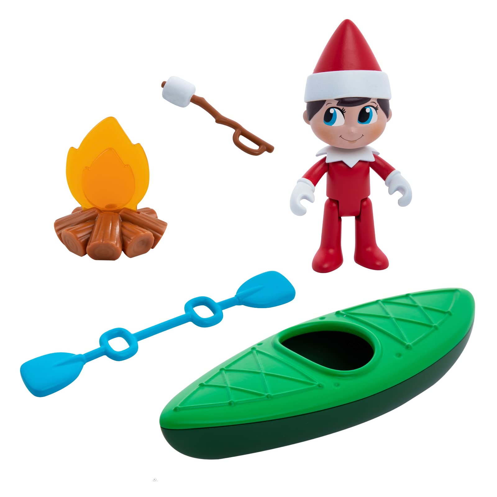 Elf on the Shelf Action Figure Play Set - Camping Adventure Edition for Kids | Christmas Tradition Toy for Family Fun & Holiday Decor