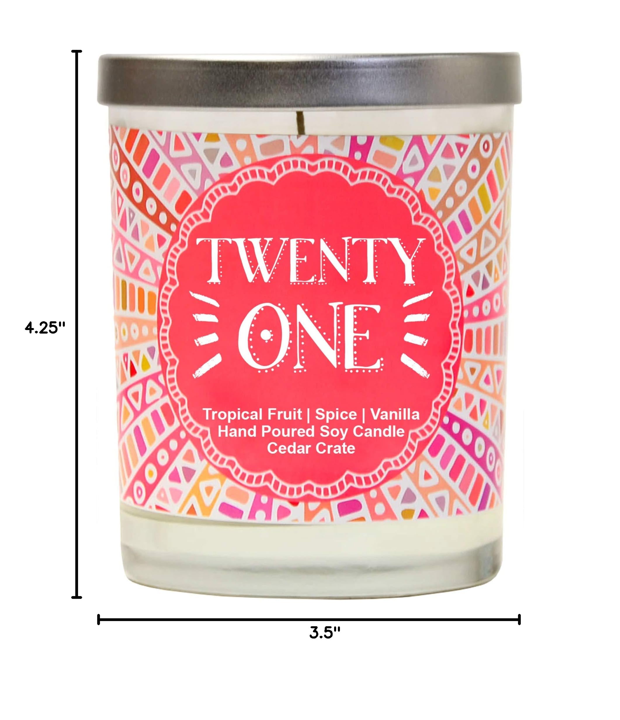 21st Birthday Gifts for Women - Funny 'Finally Legal' & 'R.I.P Fake ID' Novelty Candles - Perfect 21st Birthday Party Decorations & Unique Gift Ideas for Her - Great for Birthday Celebrations, Milestone Parties & Humorous Gift Giving