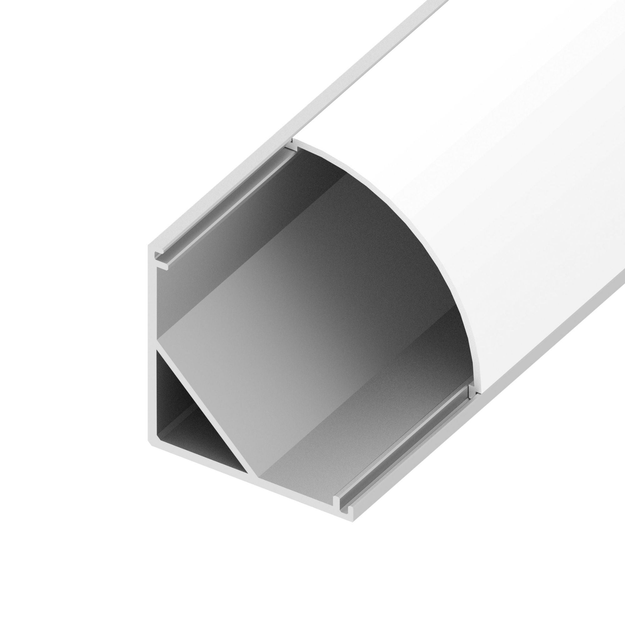 48 Pack 20mm Rounded Corner Aluminum Channel Trim - U Shape Edge Protector for DIY Projects, Furniture Edging, and Home Improvement