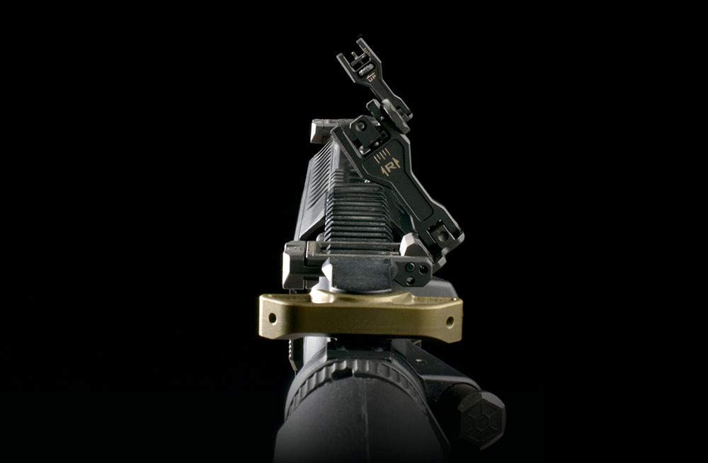 Strike Industries Sidewinder II 45-Degree Offset Iron Sight Set - AR15 Rifle Backup Sights for Tactical Shooting & Home Defense