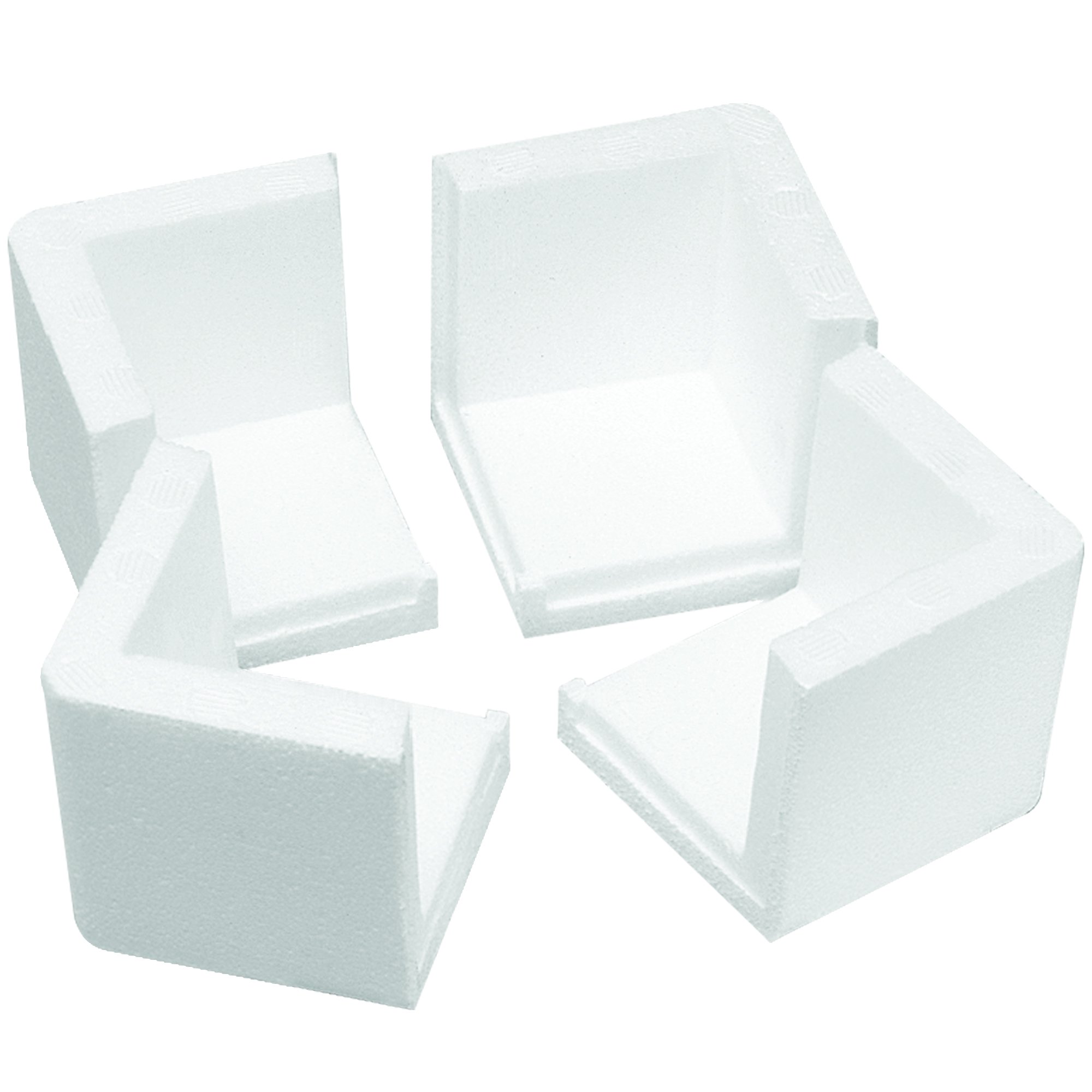 BOX USA Foam Corner Protectors for Moving - Pack of 1000 (3