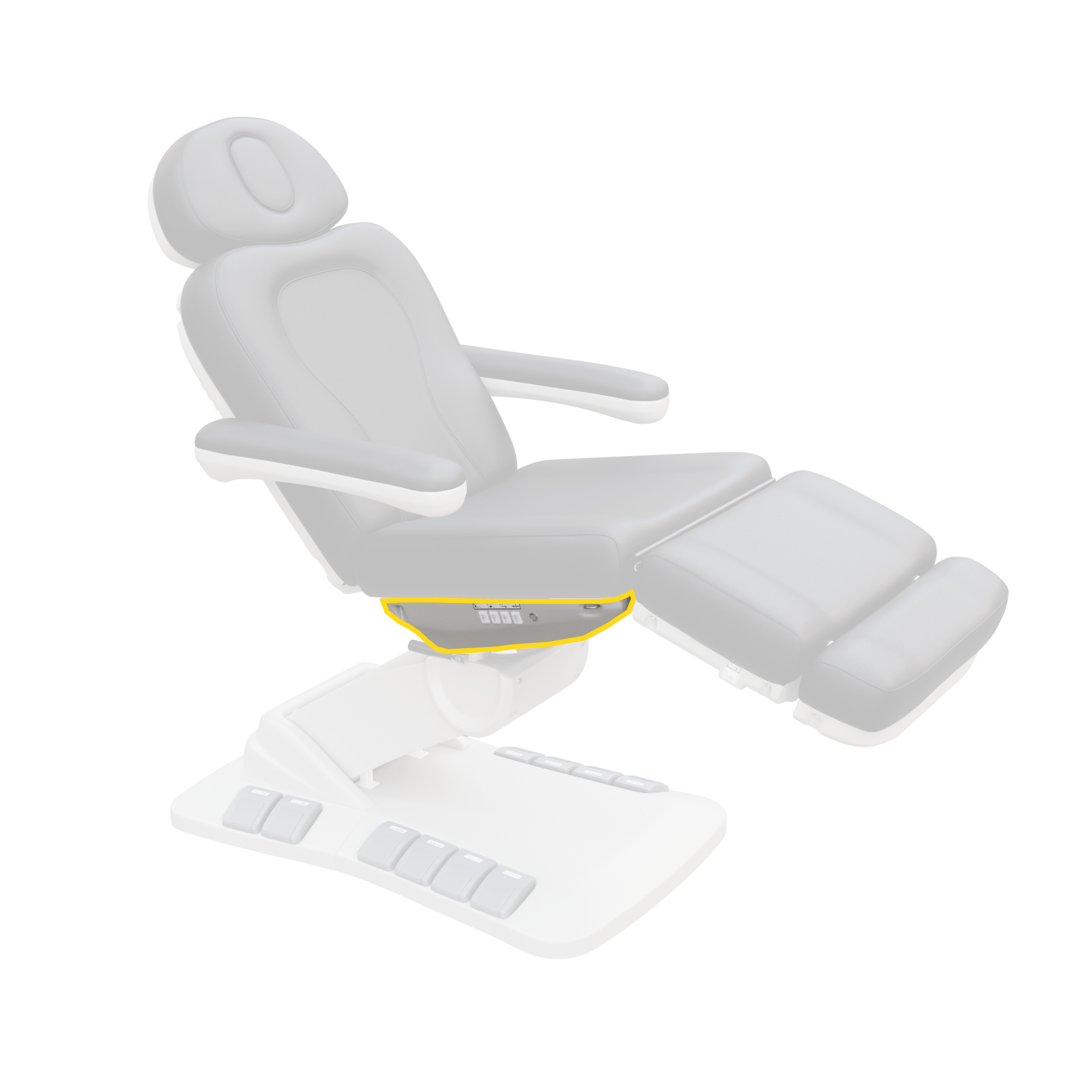 2246EB Treatment Chair with Plastic Cowling - Durable Medical Seating for Clinics, Hospitals & Home Care Use