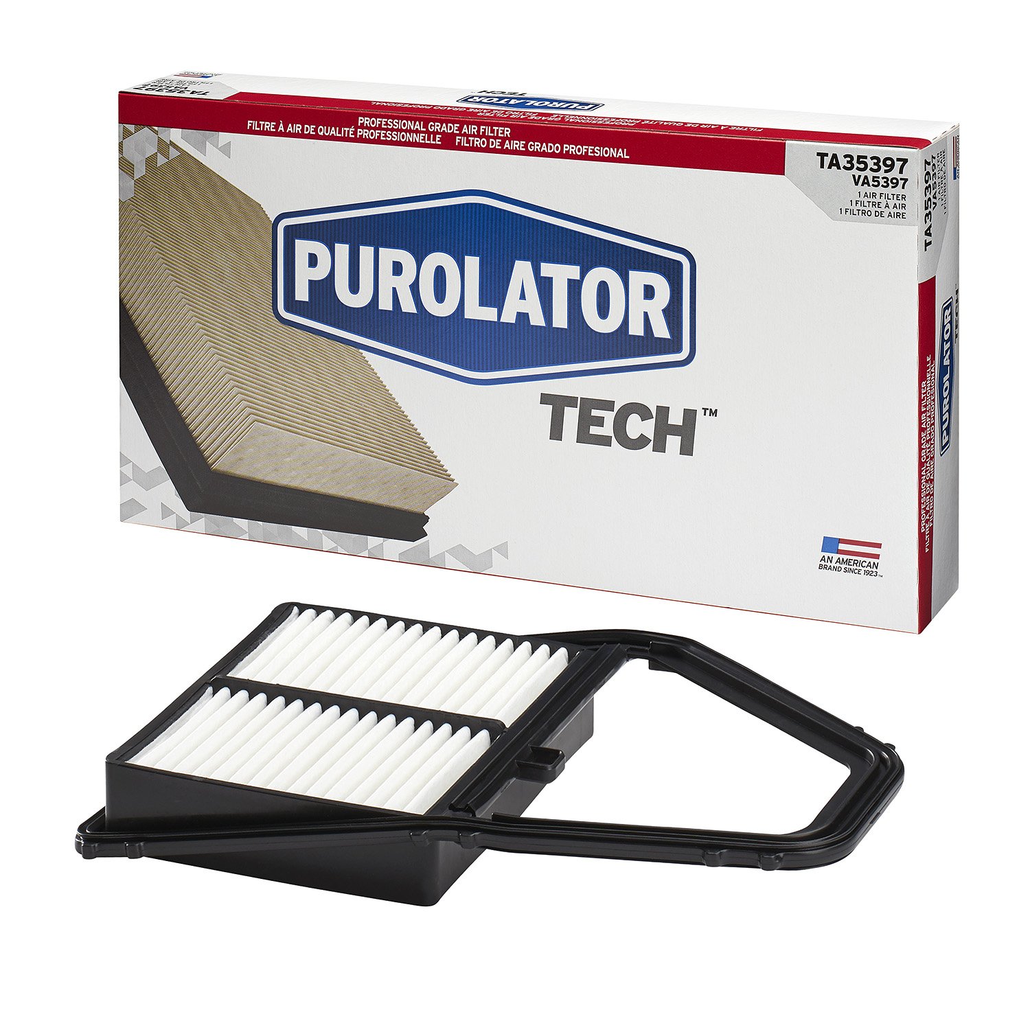 Purolator TA35397 PurolatorTECH Premium Air Filter - High Performance Replacement for Cars, Trucks & SUVs - Perfect for Daily Commuting & Off-Road Adventures