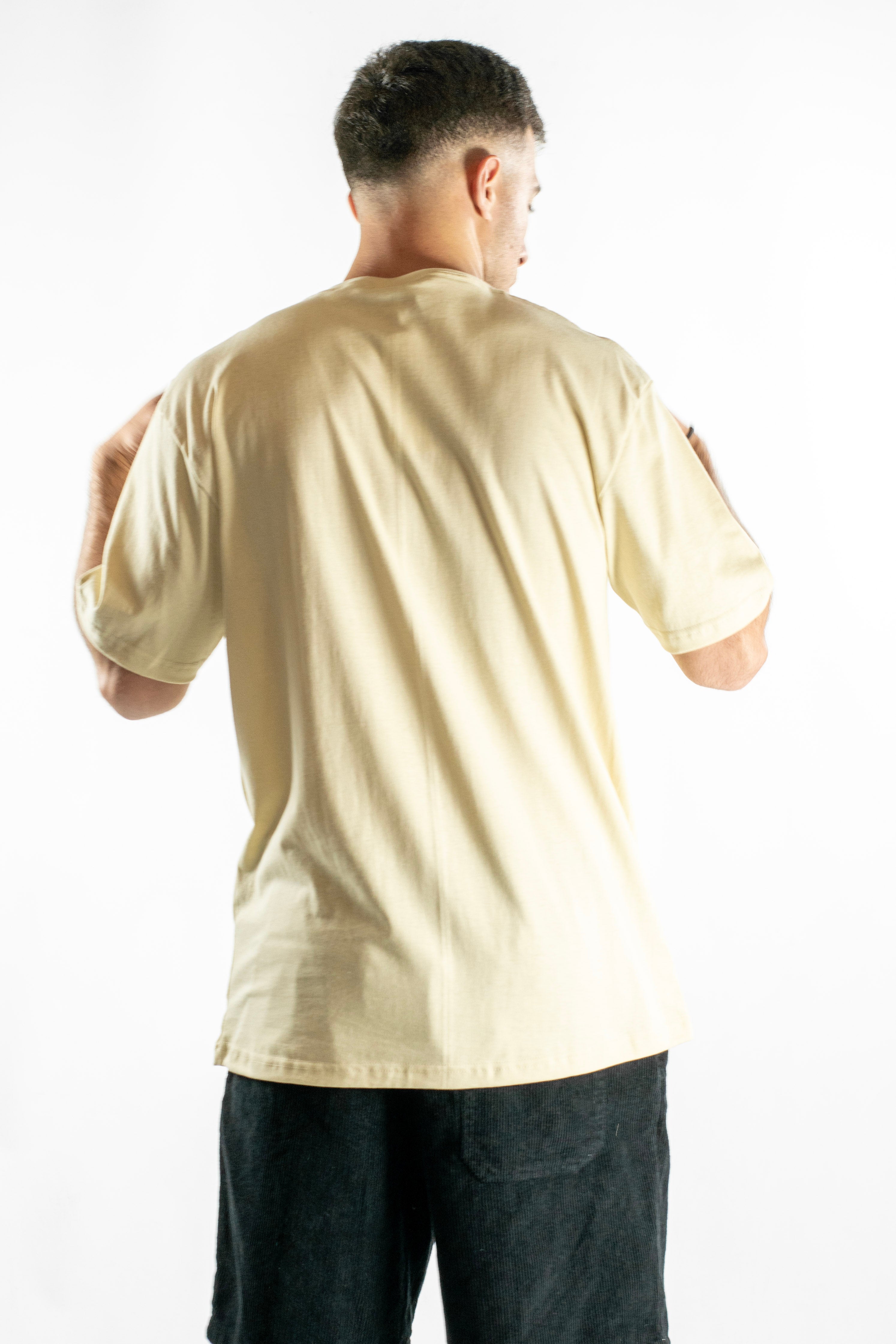 Original Ocn Tosty Ecru 220 Men's T-Shirt - Soft Cotton Casual Tee for Everyday Wear, Street Style & Lounge Comfort