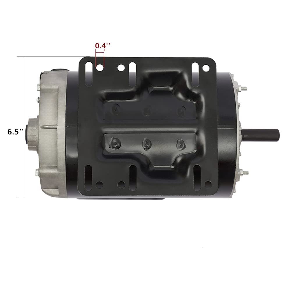 5HP SPL Air Compressor Motor 208-230V Single Phase Electric Motor - 3450 RPM, 56 Frame, 5/8