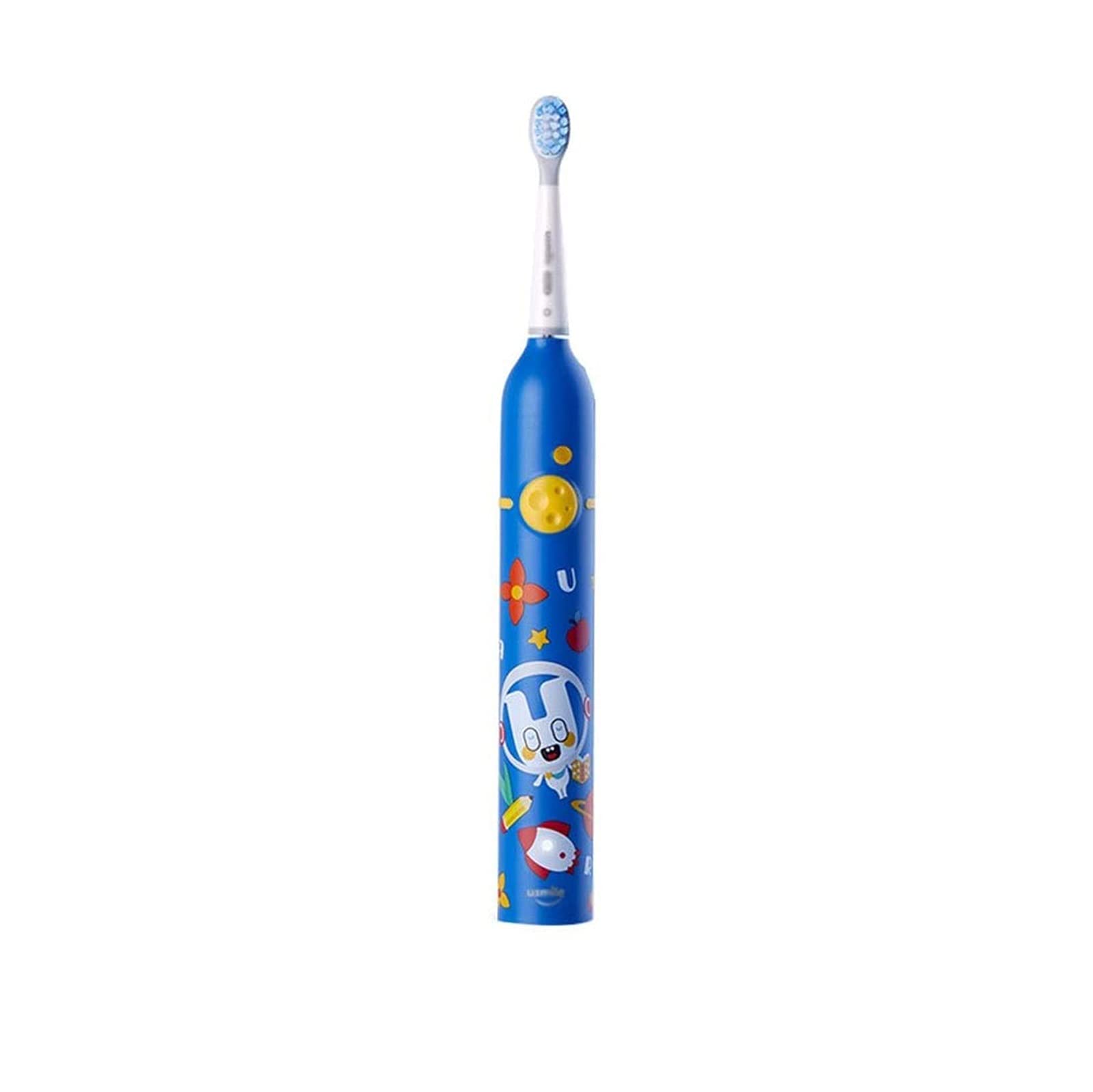 KSDCDF Kids Electric Toothbrush - Rechargeable, Soft Bristles, Fun Blue Color for Gentle Teeth Cleaning - Perfect for Children's Daily Oral Care Routine at Home & Travel