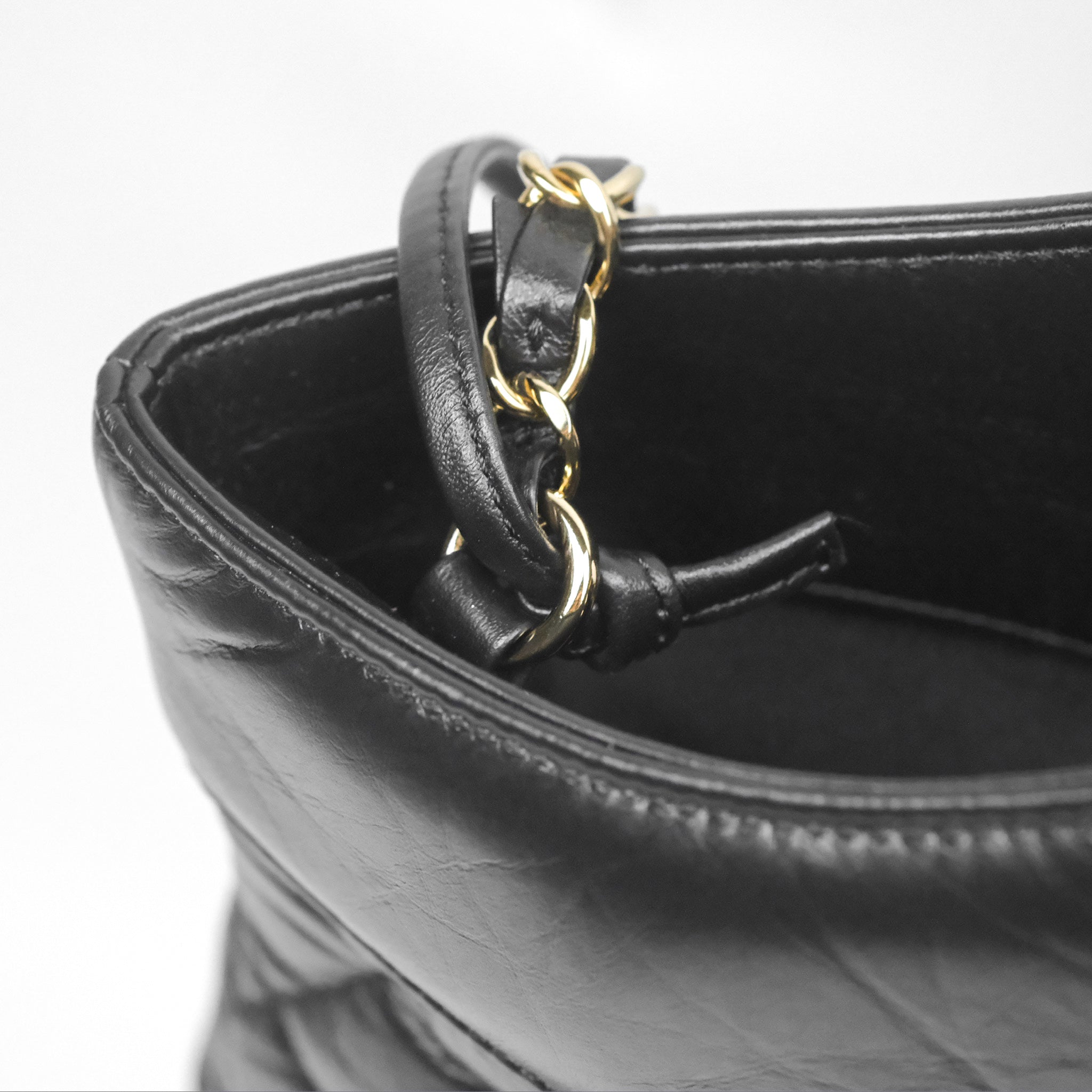 Chanel 31 Large Shopping Bag Black Calfskin Leather with Gold Hardware - Luxury Designer Tote for Women, Work, Travel & Everyday Use