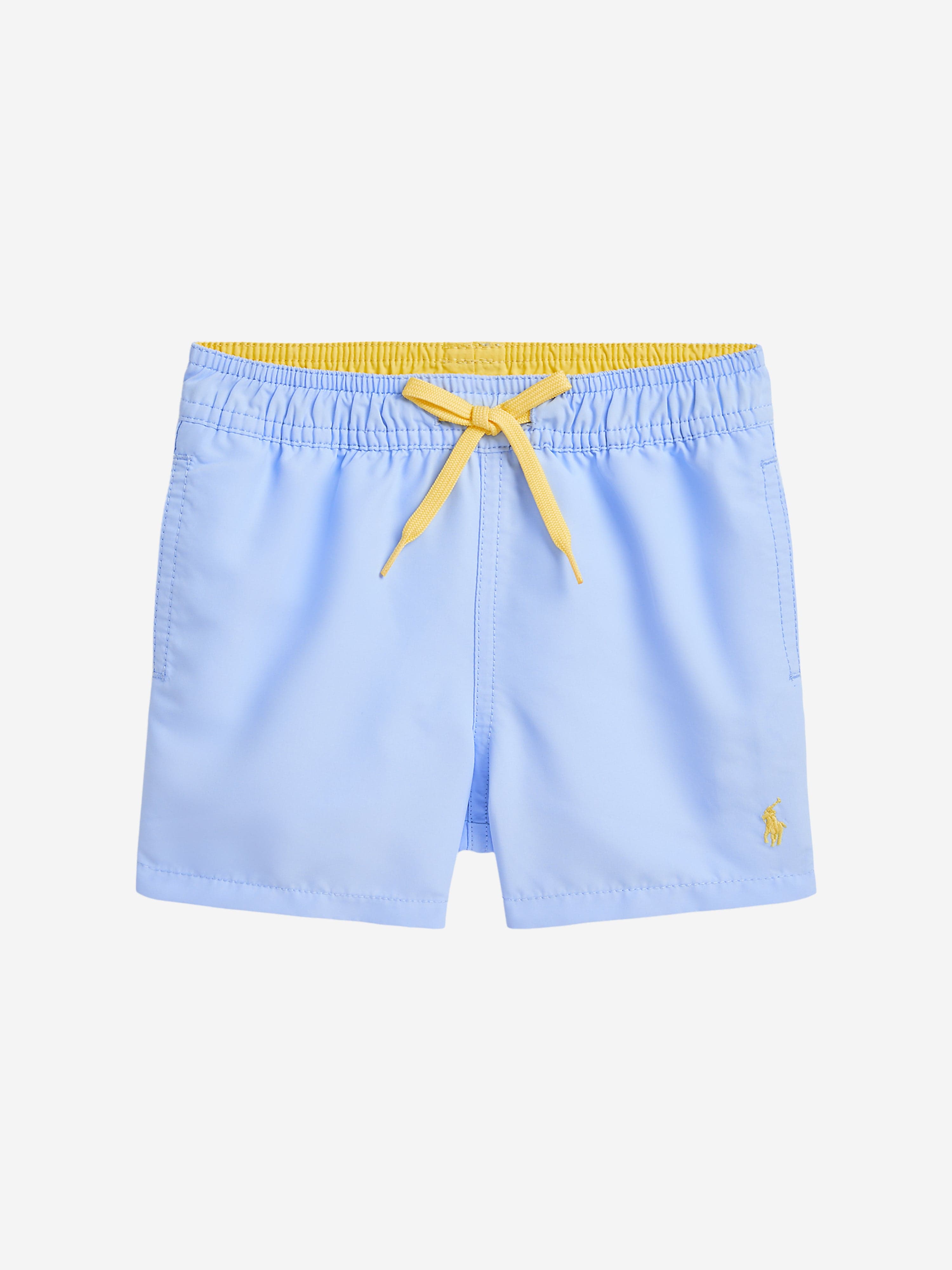 Baby Boys Logo Swim Shorts - Blue Quick-Dry Comfortable Swimwear for Toddlers & Infants | Perfect for Pool, Beach & Summer Water Play