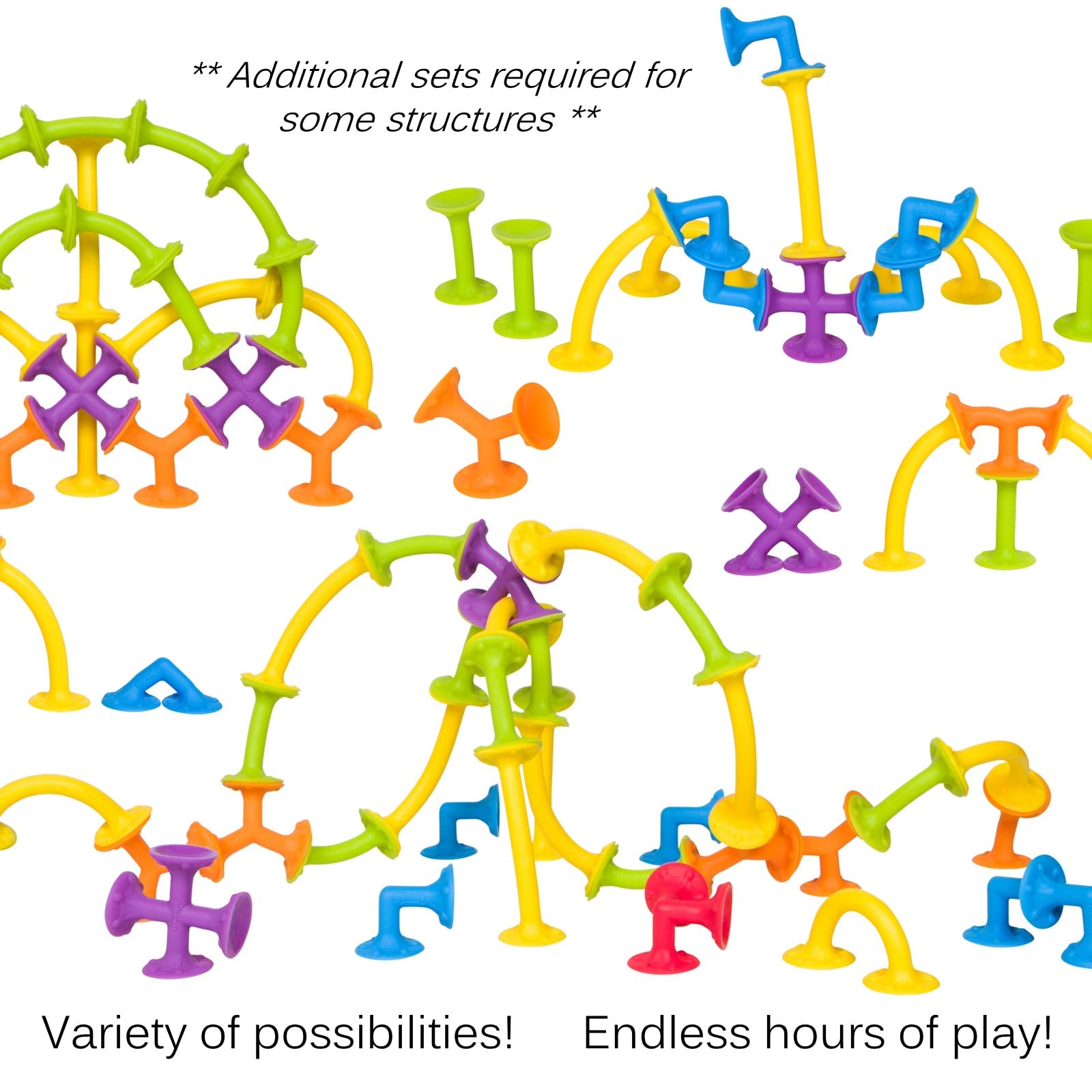 Froogly 25-Piece Suction Cup Building Toys - Montessori Educational Bath Toys for Kids Ages 3-6, Silicone Construction Set for Toddlers Boys & Girls - Perfect for Bathtime, Preschool Learning & Travel Play
